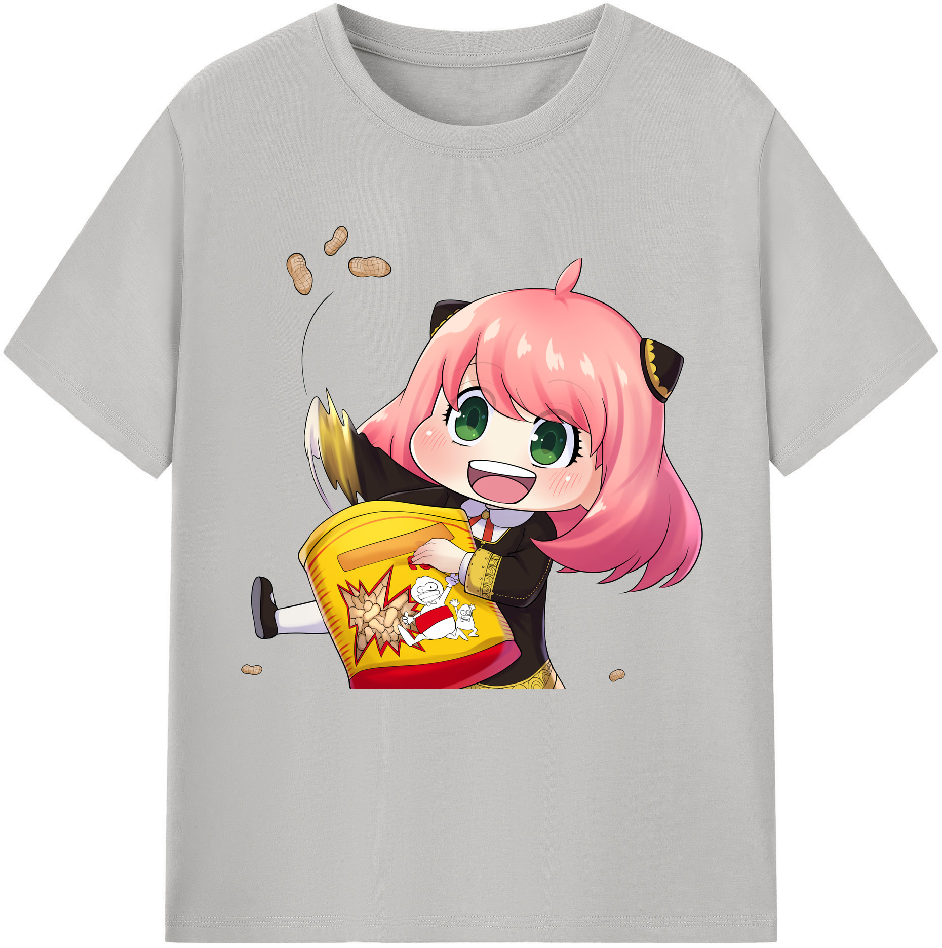 （画像用） SPY×FAMILY间谍家家酒 綿100％半袖Tシャツ（フロントプリント）