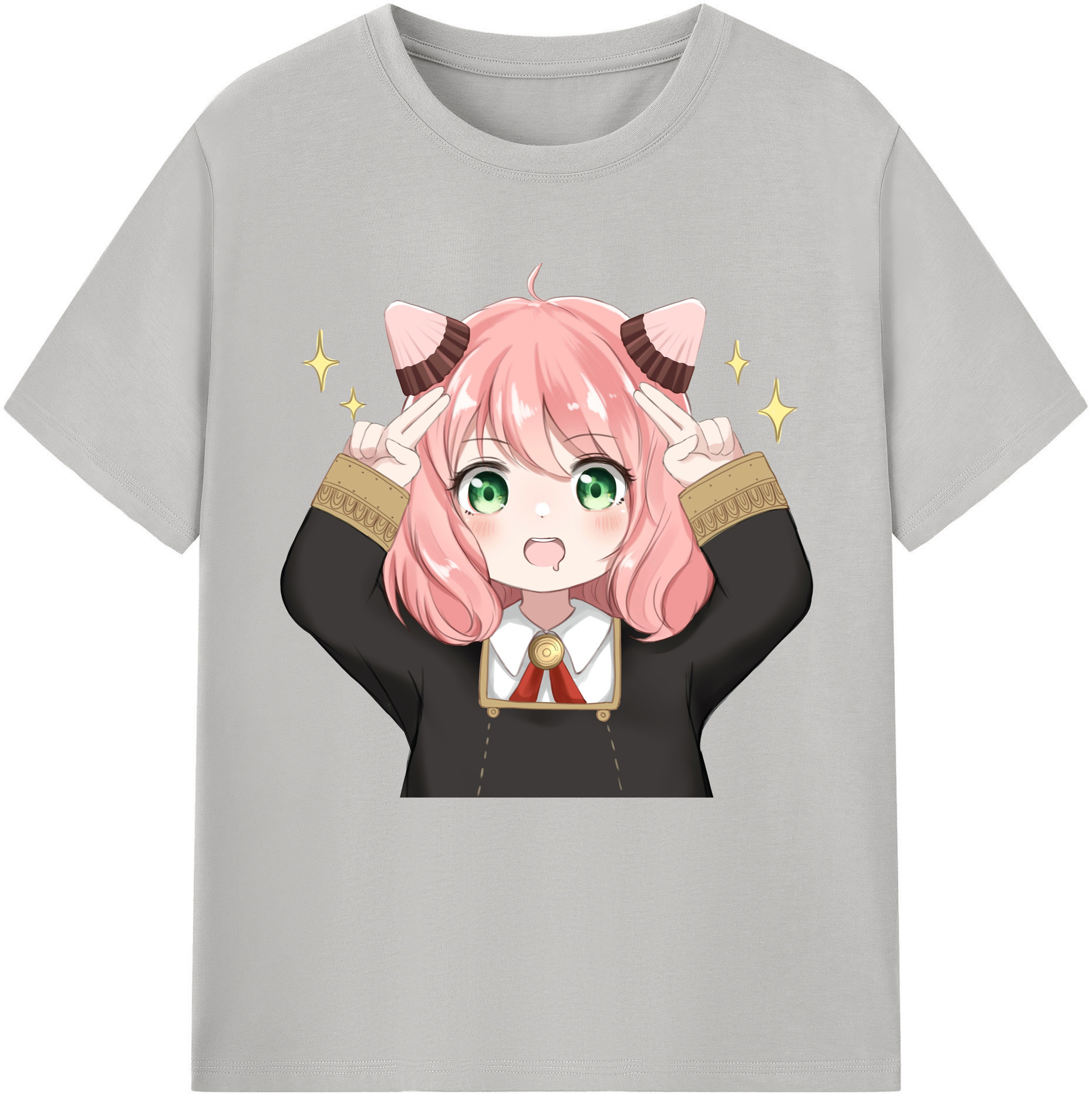 （画像用） SPY×FAMILY间谍家家酒 綿100％半袖Tシャツ（フロントプリント）