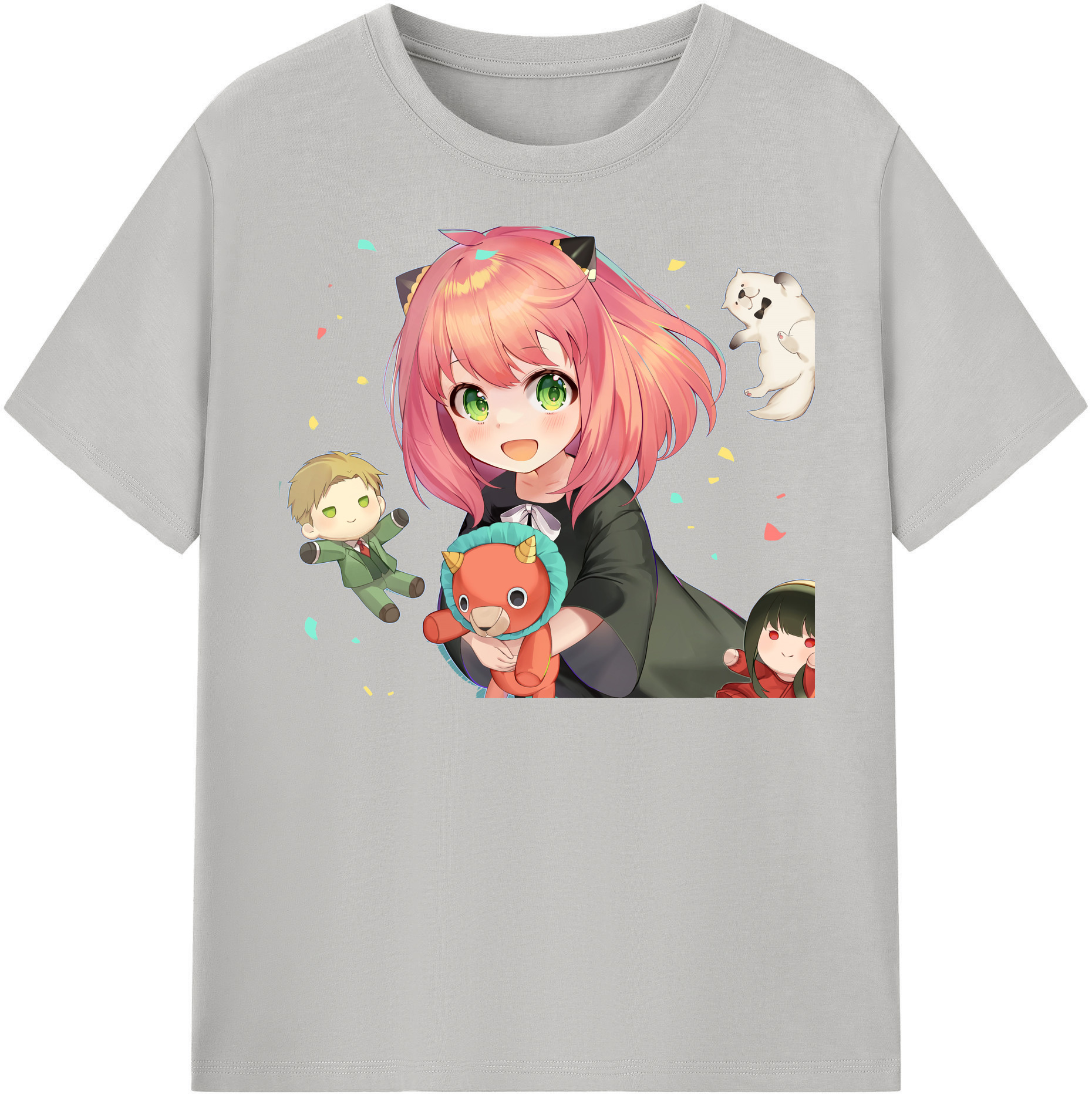（画像用） SPY×FAMILY间谍家家酒 綿100％半袖Tシャツ（フロントプリント）