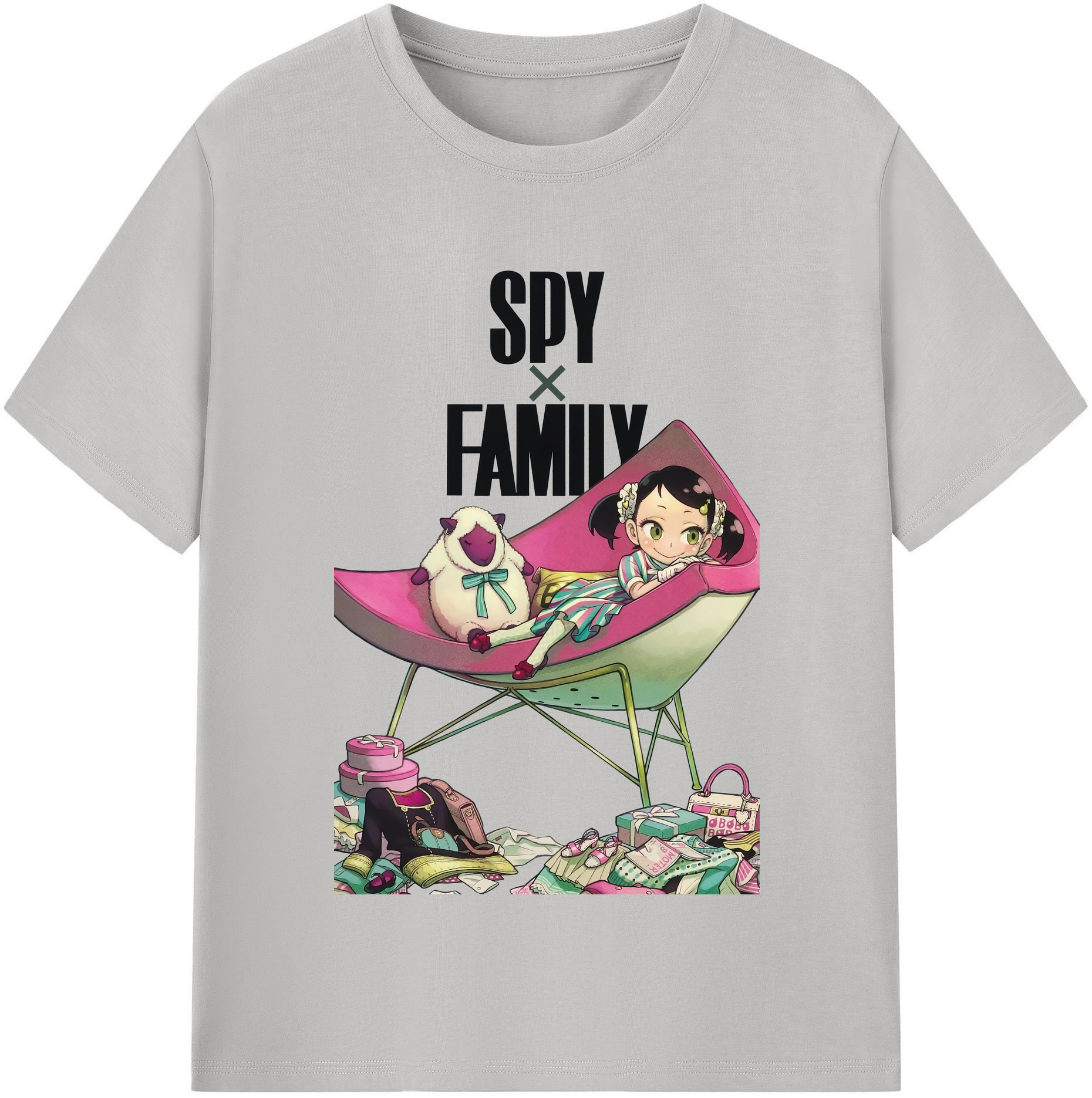 （画像用） SPY×FAMILY间谍家家酒 綿100％半袖Tシャツ（フロントプリント）