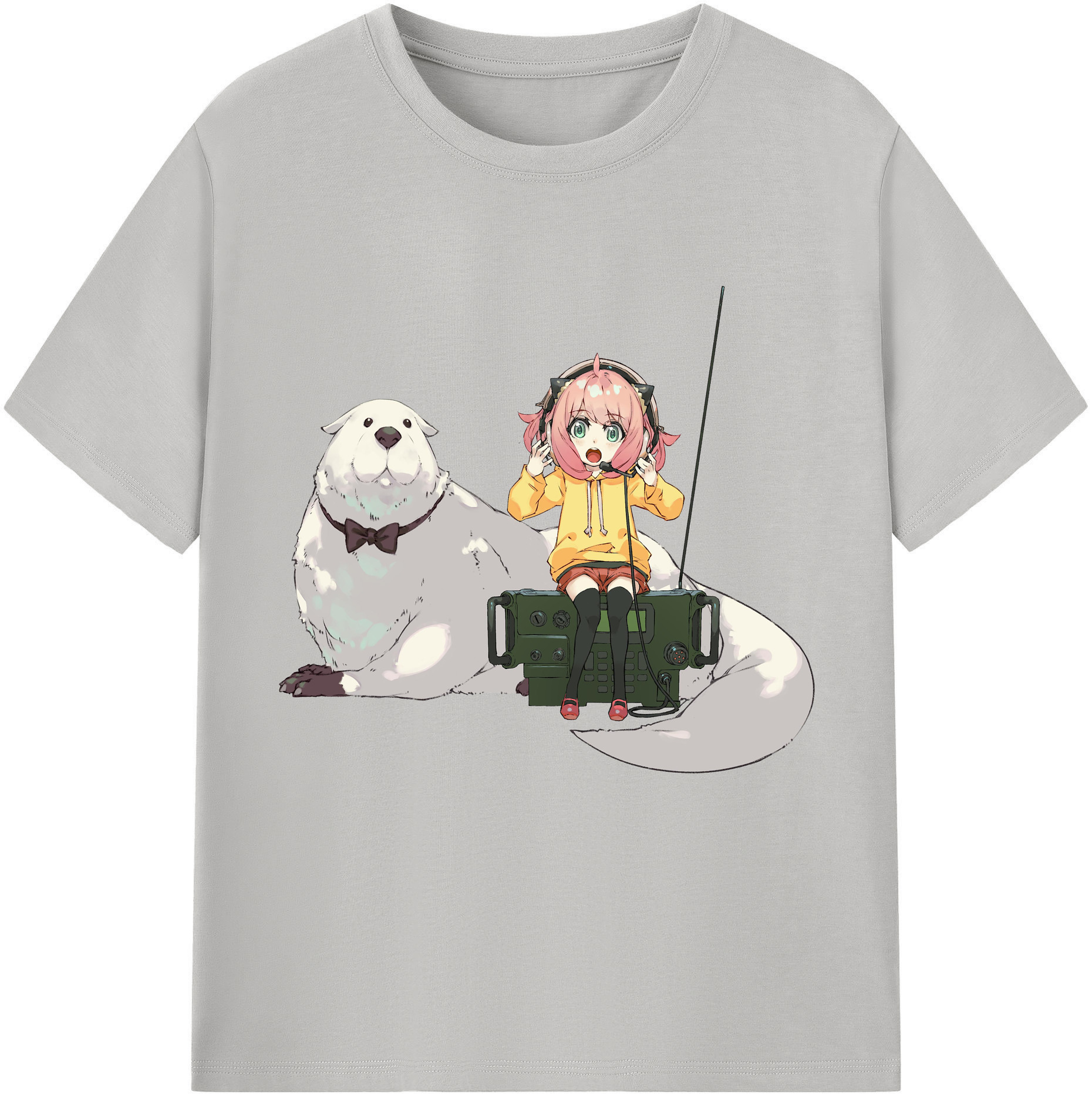 （画像用） SPY×FAMILY间谍家家酒 綿100％半袖Tシャツ（フロントプリント）