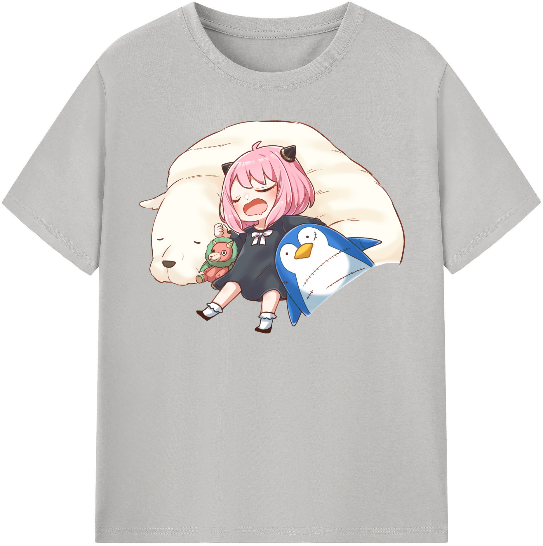 （画像用） SPY×FAMILY间谍家家酒 綿100％半袖Tシャツ（フロントプリント）