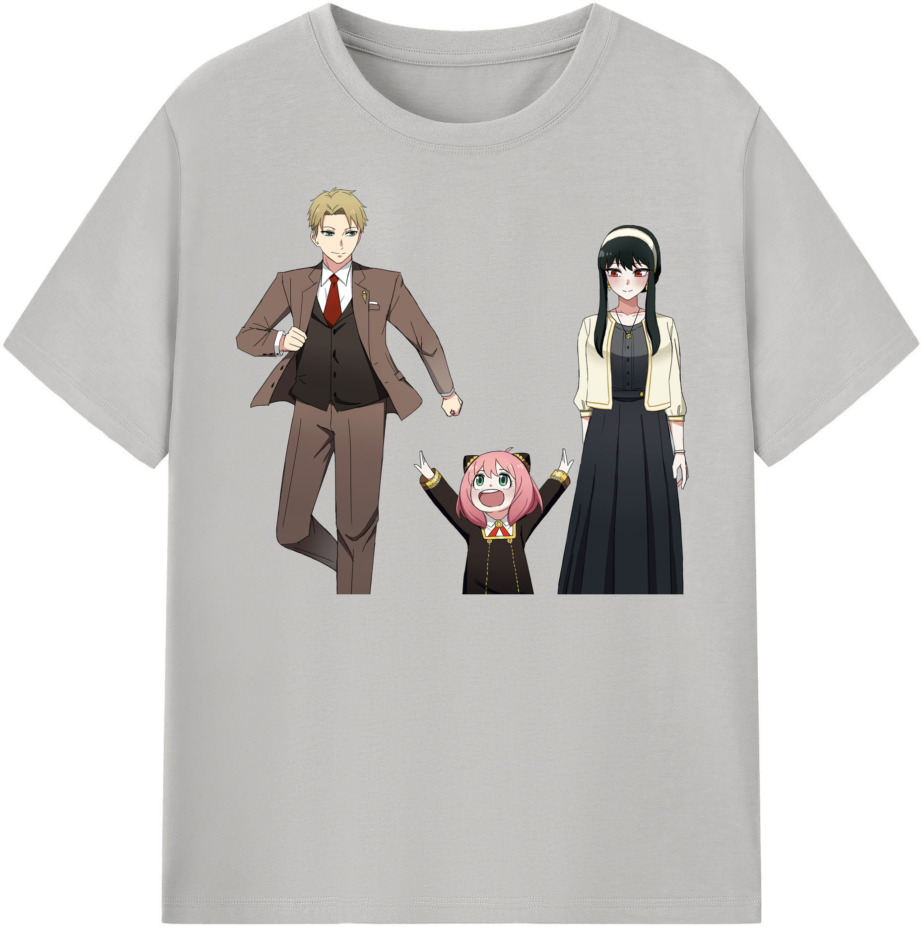 （画像用） SPY×FAMILY间谍家家酒 綿100％半袖Tシャツ（フロントプリント）
