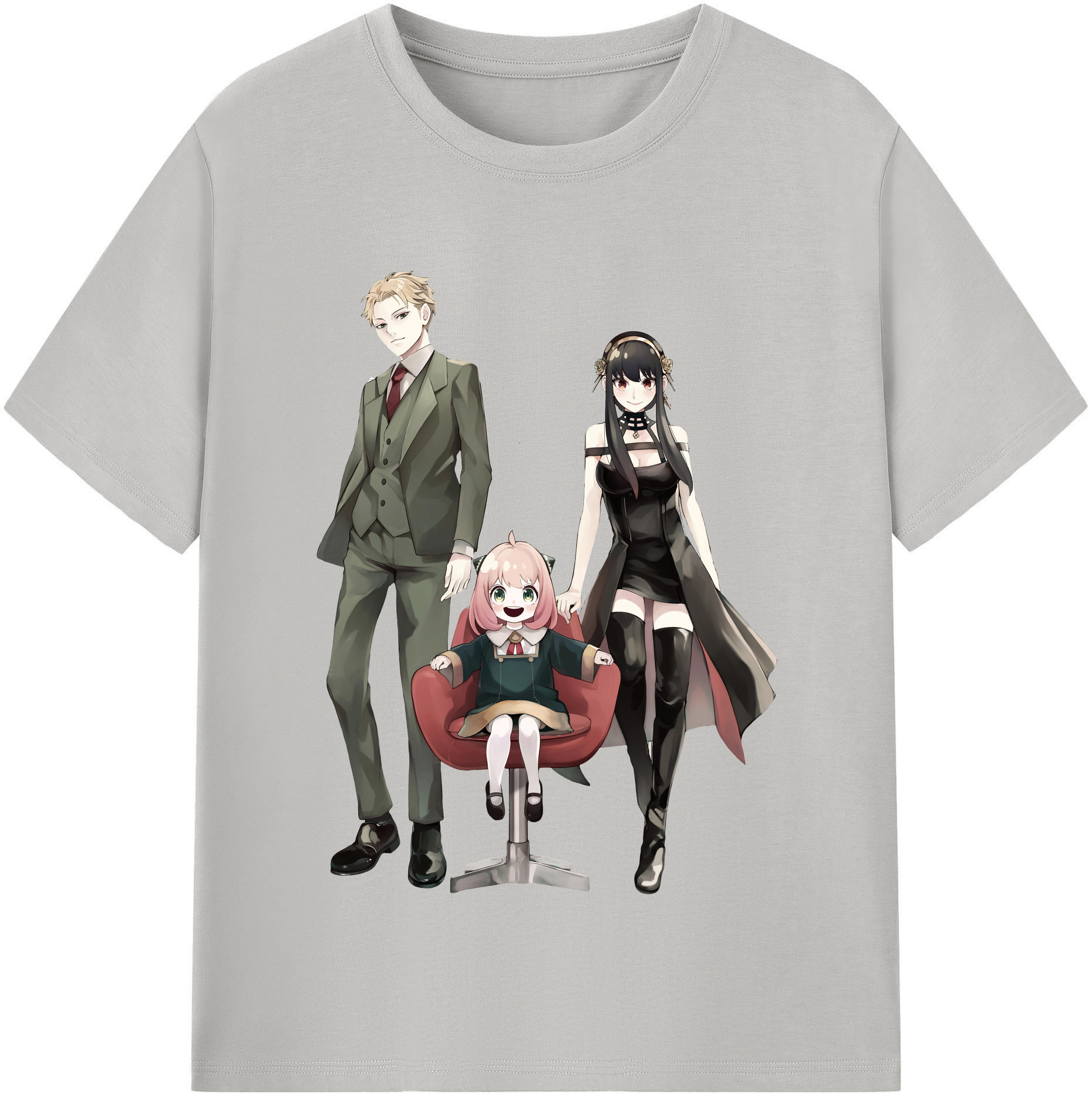 （画像用） SPY×FAMILY间谍家家酒 綿100％半袖Tシャツ（フロントプリント）