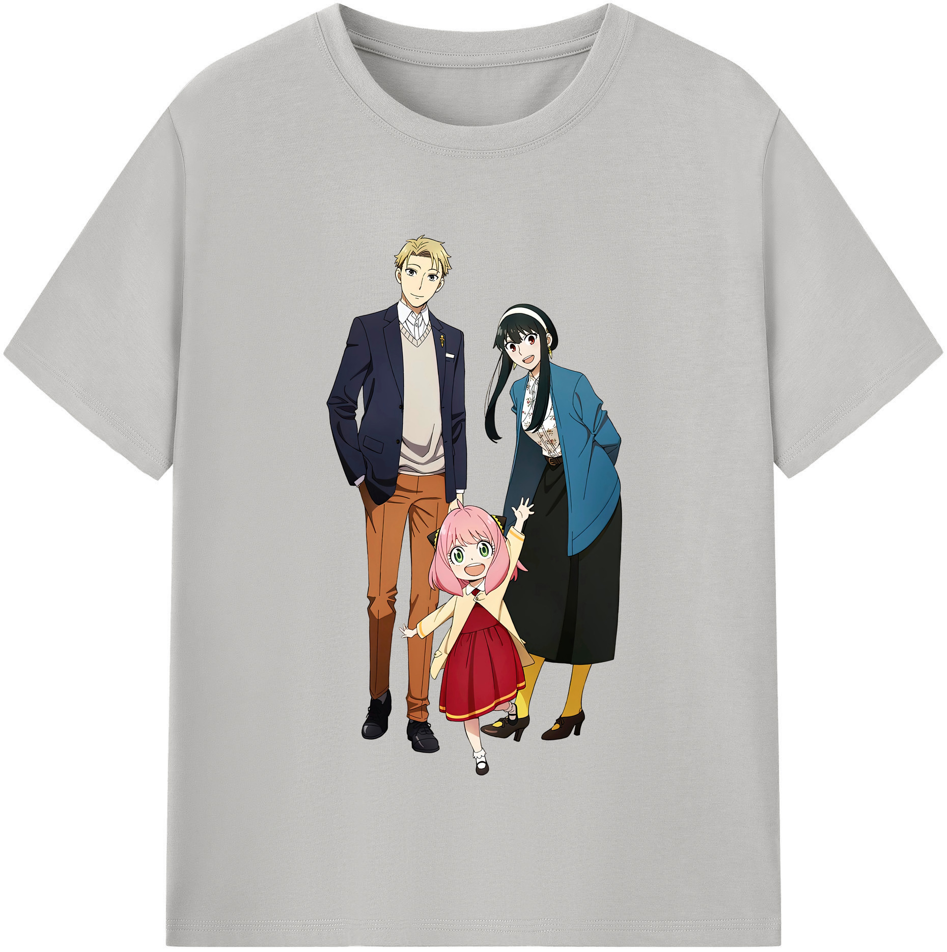 （画像用） SPY×FAMILY间谍家家酒 綿100％半袖Tシャツ（フロントプリント）