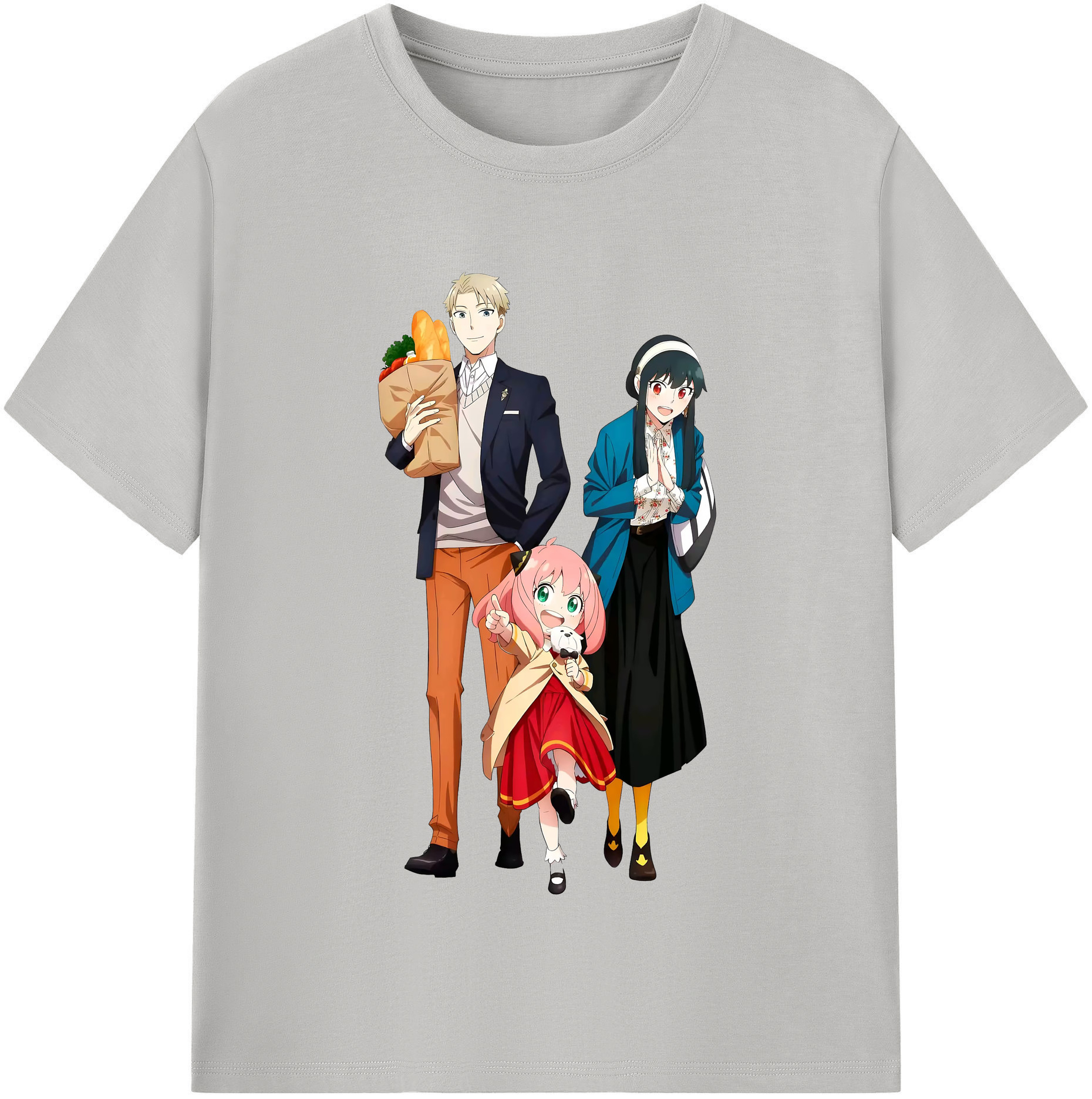 （画像用） SPY×FAMILY间谍家家酒 綿100％半袖Tシャツ（フロントプリント）