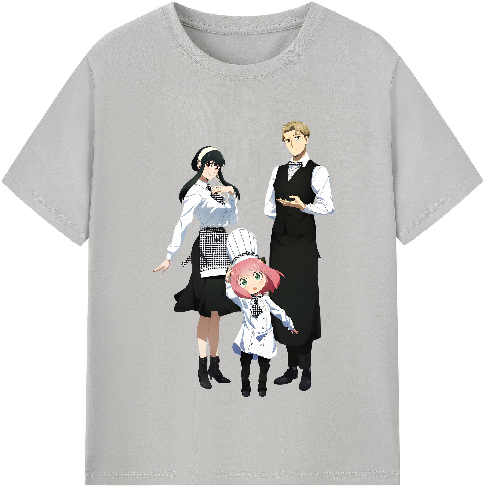 （画像用） SPY×FAMILY间谍家家酒 綿100％半袖Tシャツ（フロントプリント）