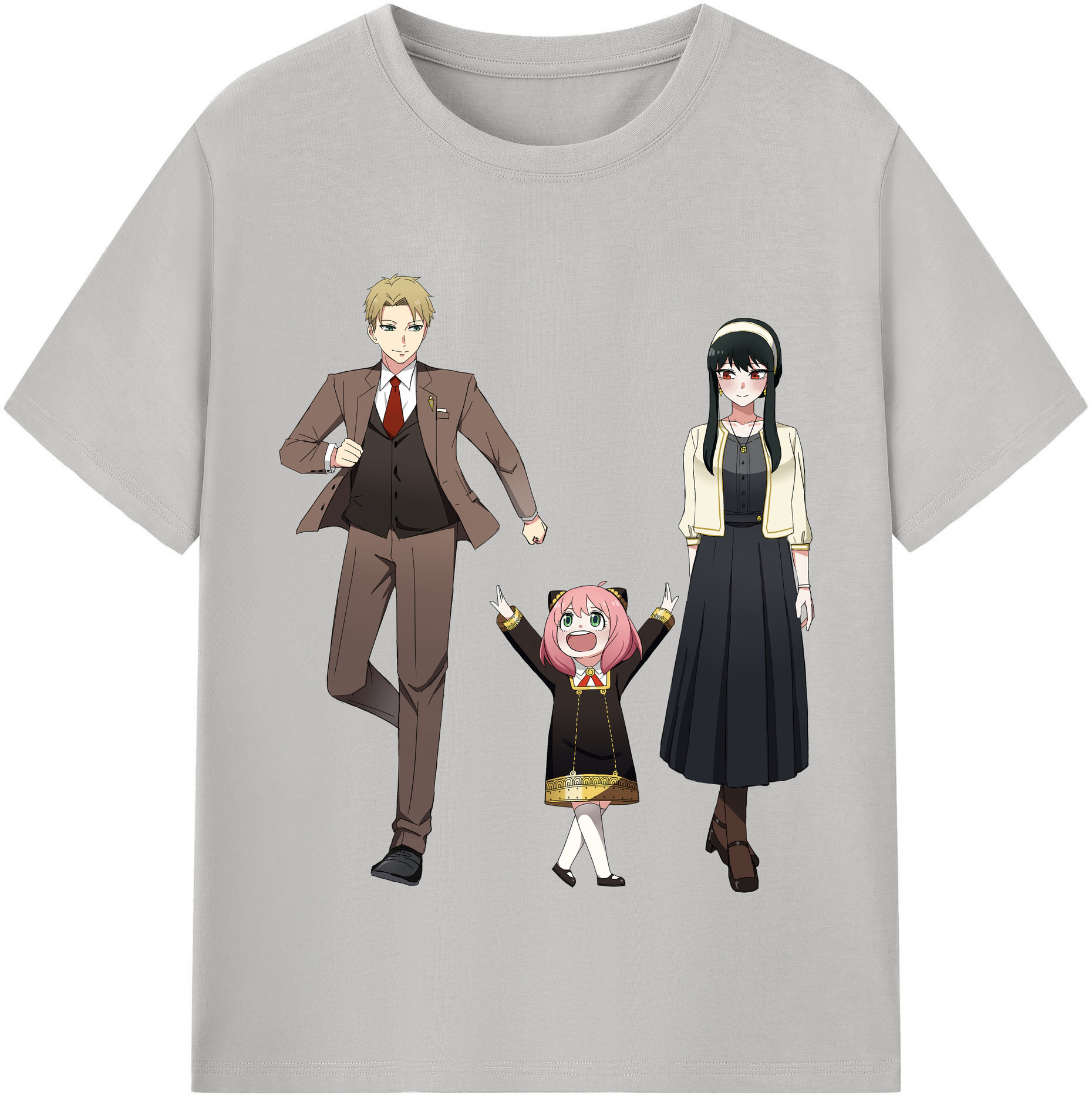 （画像用） SPY×FAMILY间谍家家酒 綿100％半袖Tシャツ（フロントプリント）