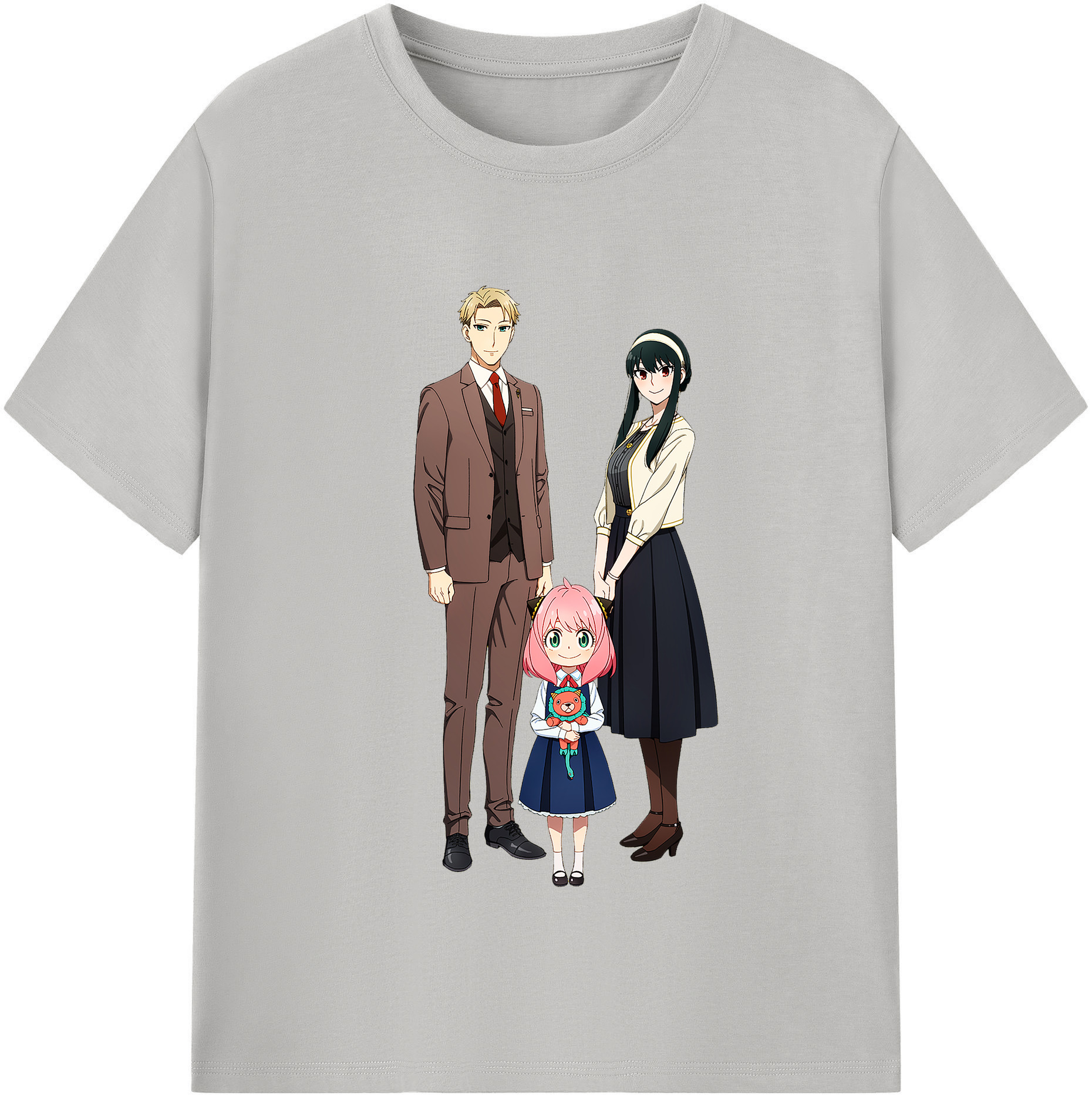 （画像用） SPY×FAMILY间谍家家酒 綿100％半袖Tシャツ（フロントプリント）