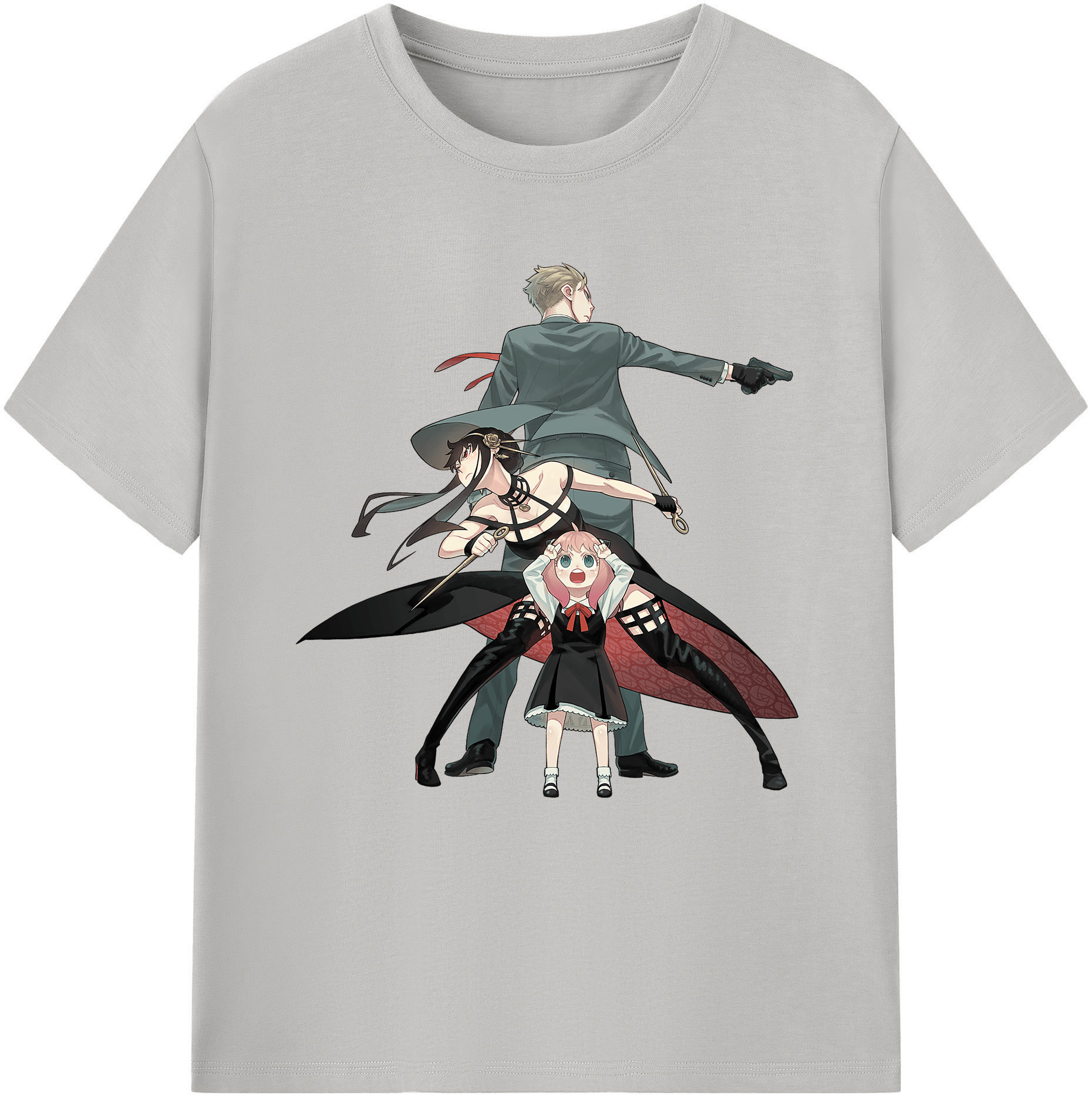 （画像用） SPY×FAMILY间谍家家酒 綿100％半袖Tシャツ（フロントプリント）