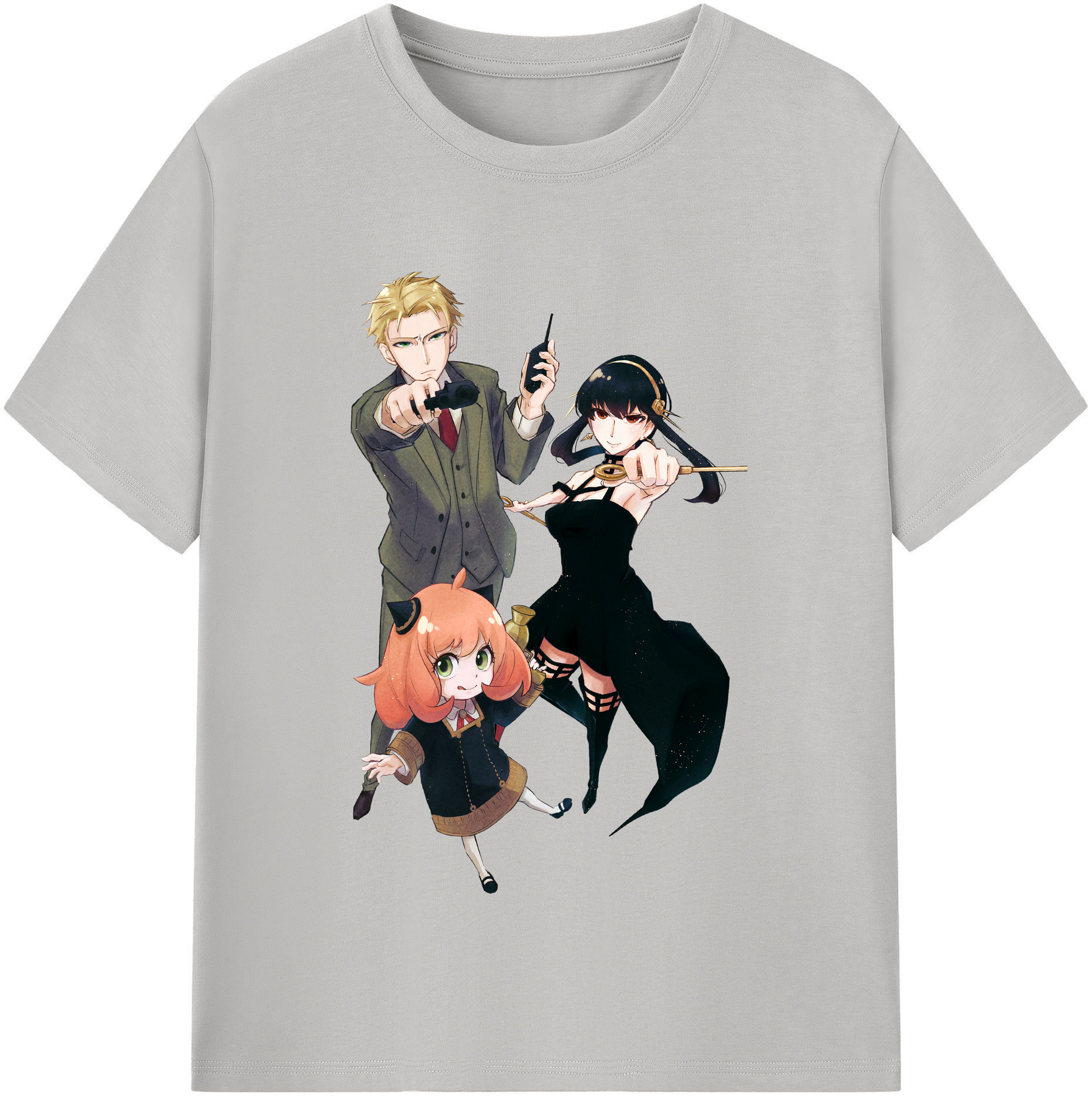 （画像用） SPY×FAMILY间谍家家酒 綿100％半袖Tシャツ（フロントプリント）