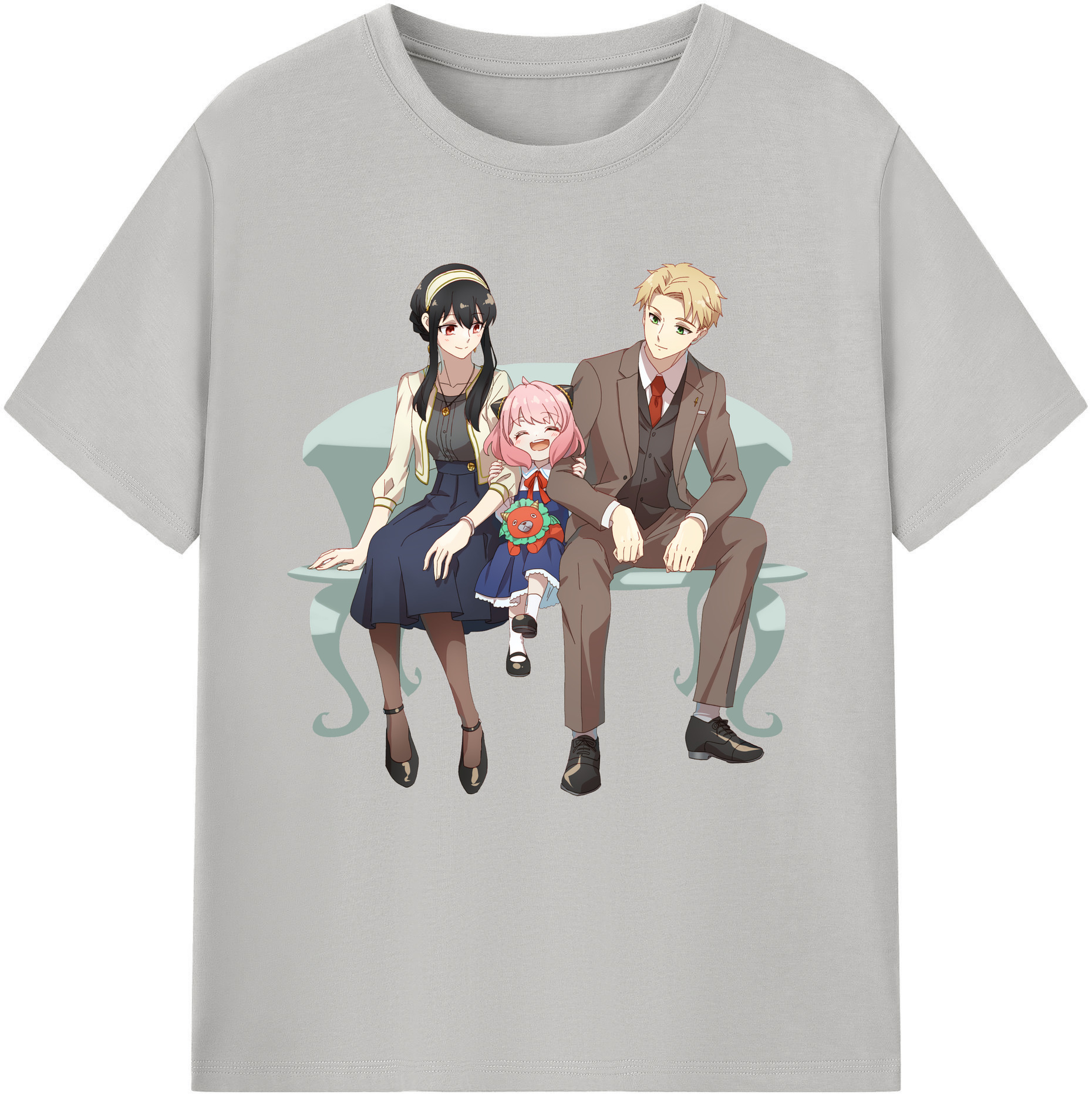 （画像用） SPY×FAMILY间谍家家酒 綿100％半袖Tシャツ（フロントプリント）