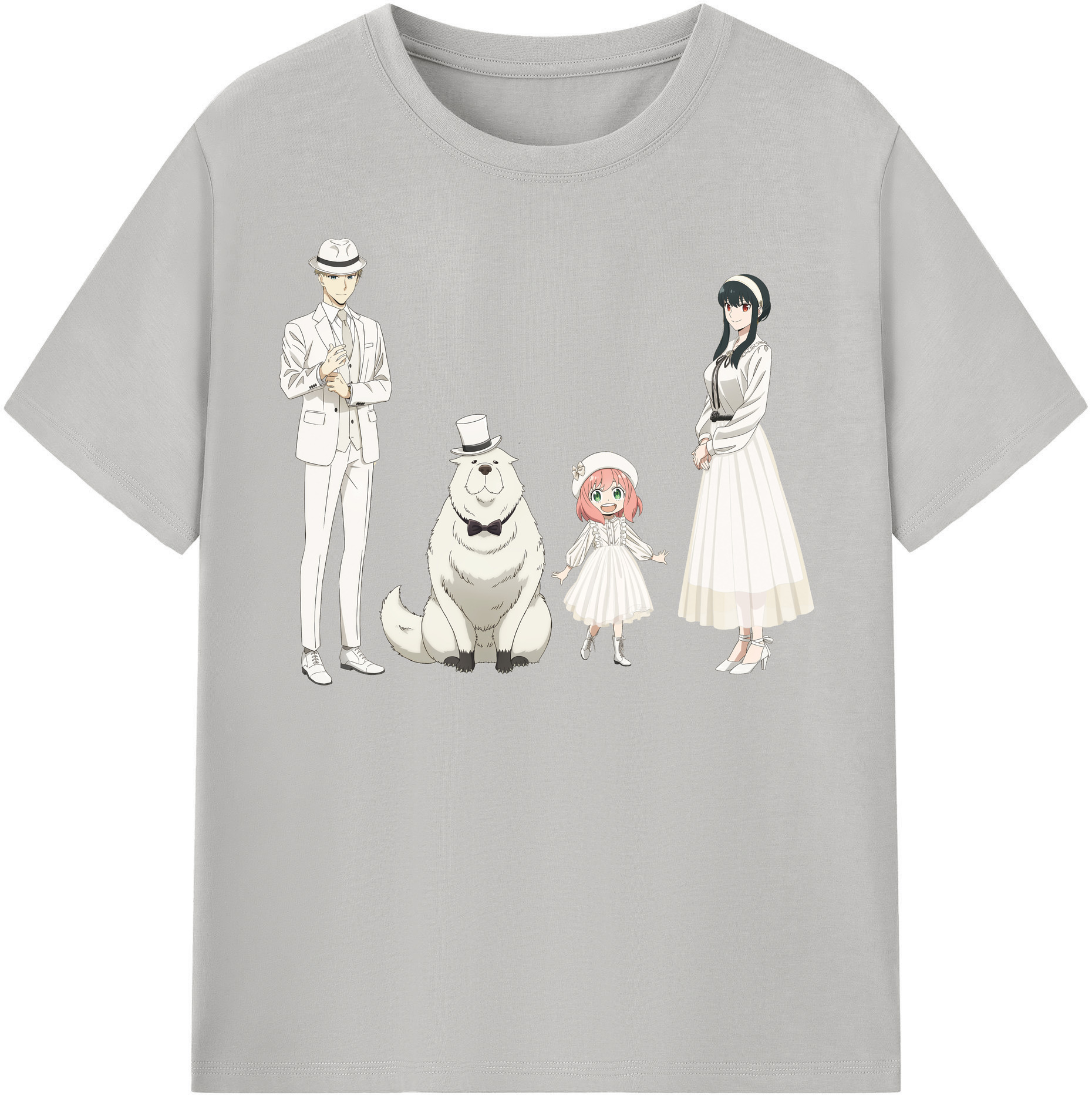 （画像用） SPY×FAMILY间谍家家酒 綿100％半袖Tシャツ（フロントプリント）