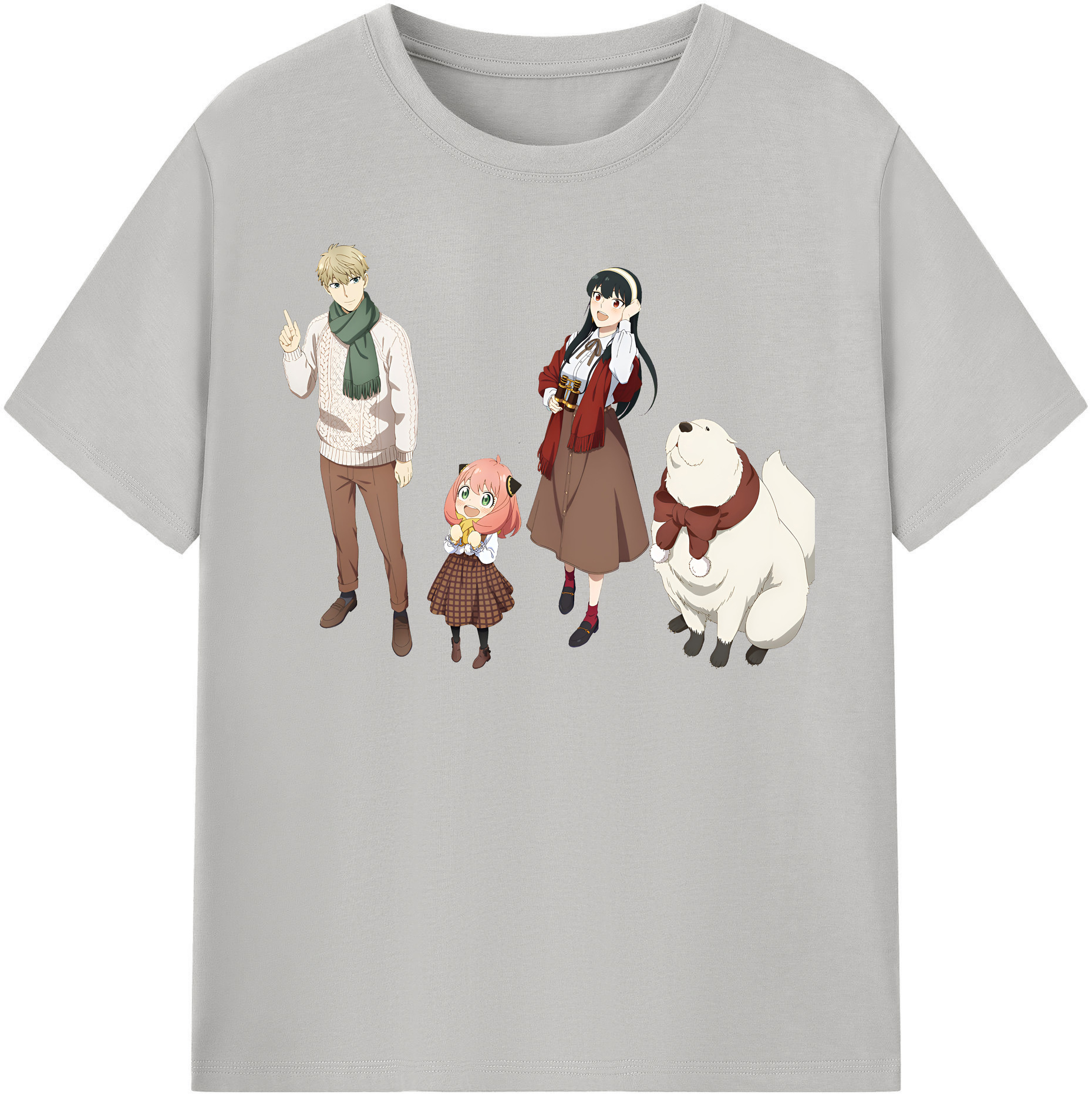 （画像用） SPY×FAMILY间谍家家酒 綿100％半袖Tシャツ（フロントプリント）