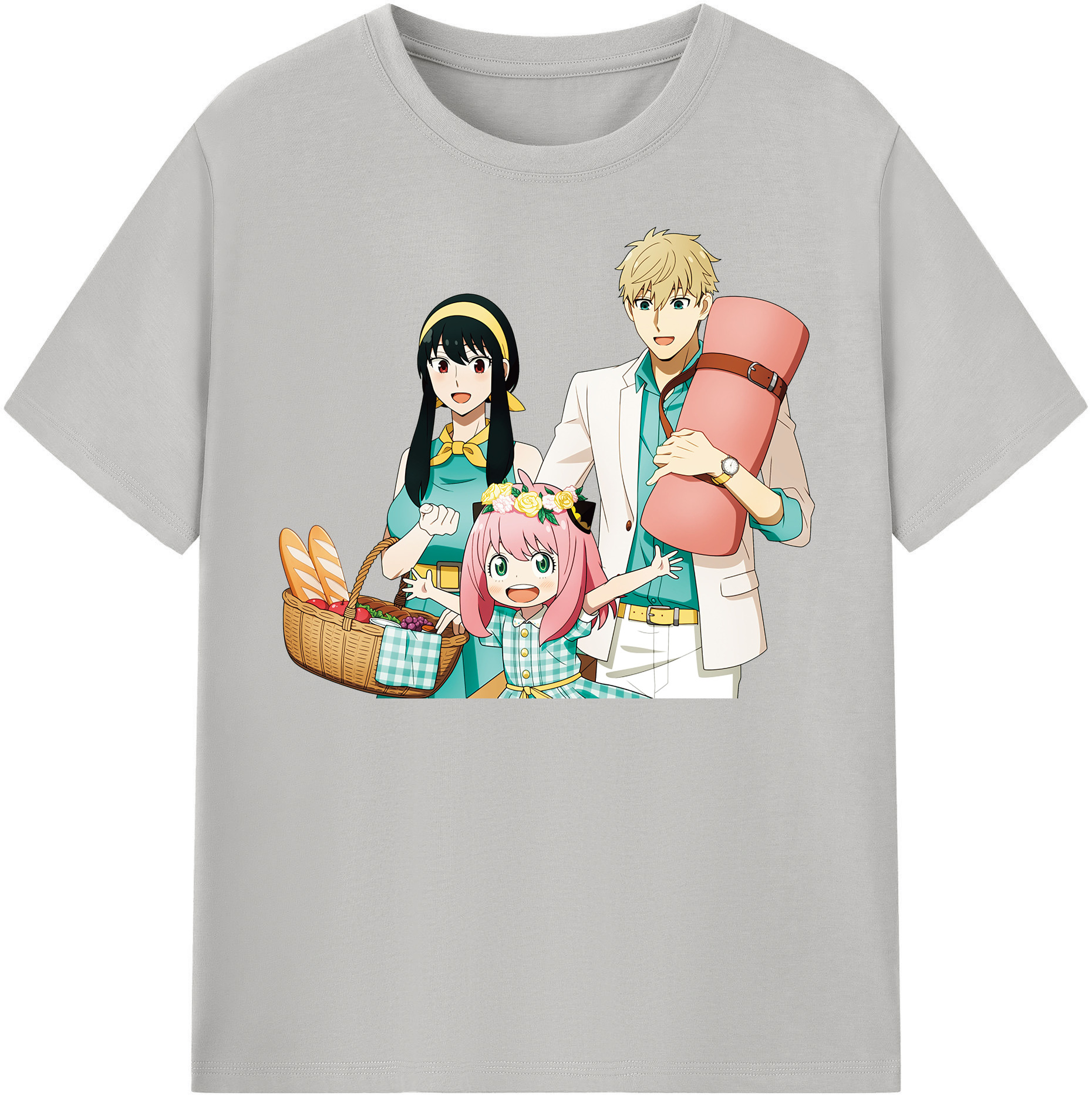 （画像用） SPY×FAMILY间谍家家酒 綿100％半袖Tシャツ（フロントプリント）