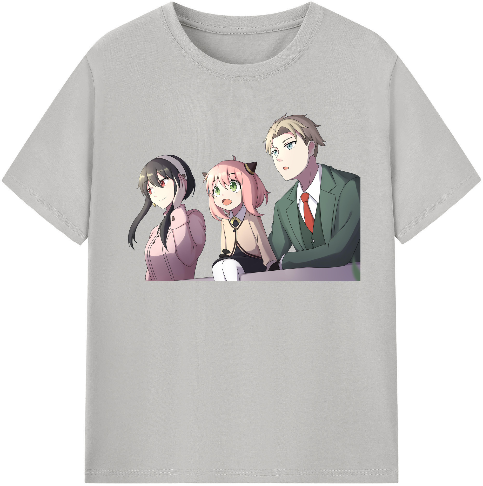 （画像用） SPY×FAMILY间谍家家酒 綿100％半袖Tシャツ（フロントプリント）