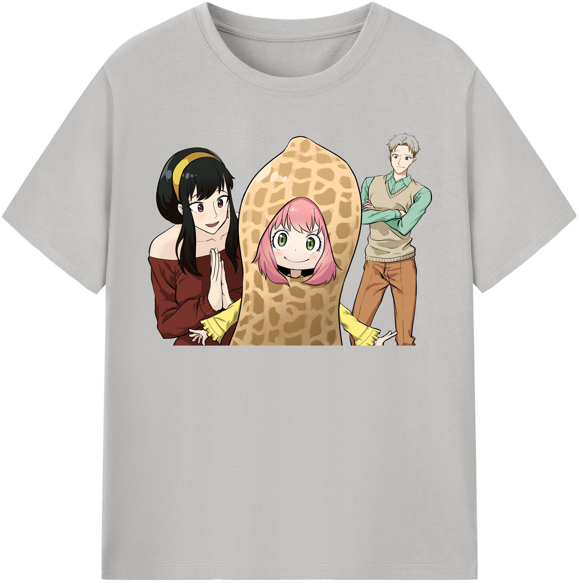 （画像用） SPY×FAMILY间谍家家酒 綿100％半袖Tシャツ（フロントプリント）