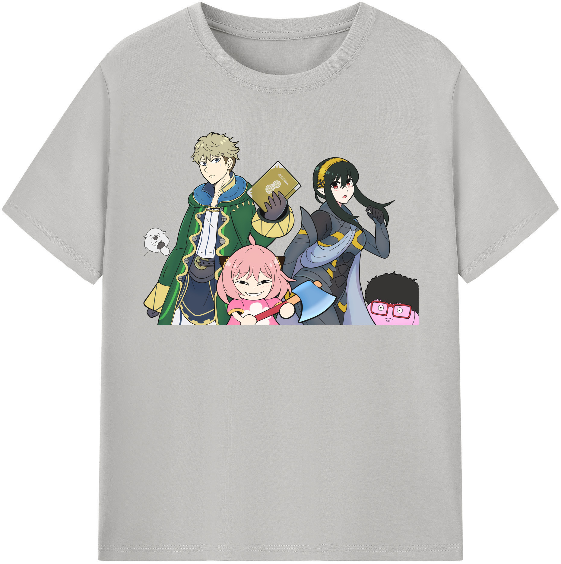 （画像用） SPY×FAMILY间谍家家酒 綿100％半袖Tシャツ（フロントプリント）