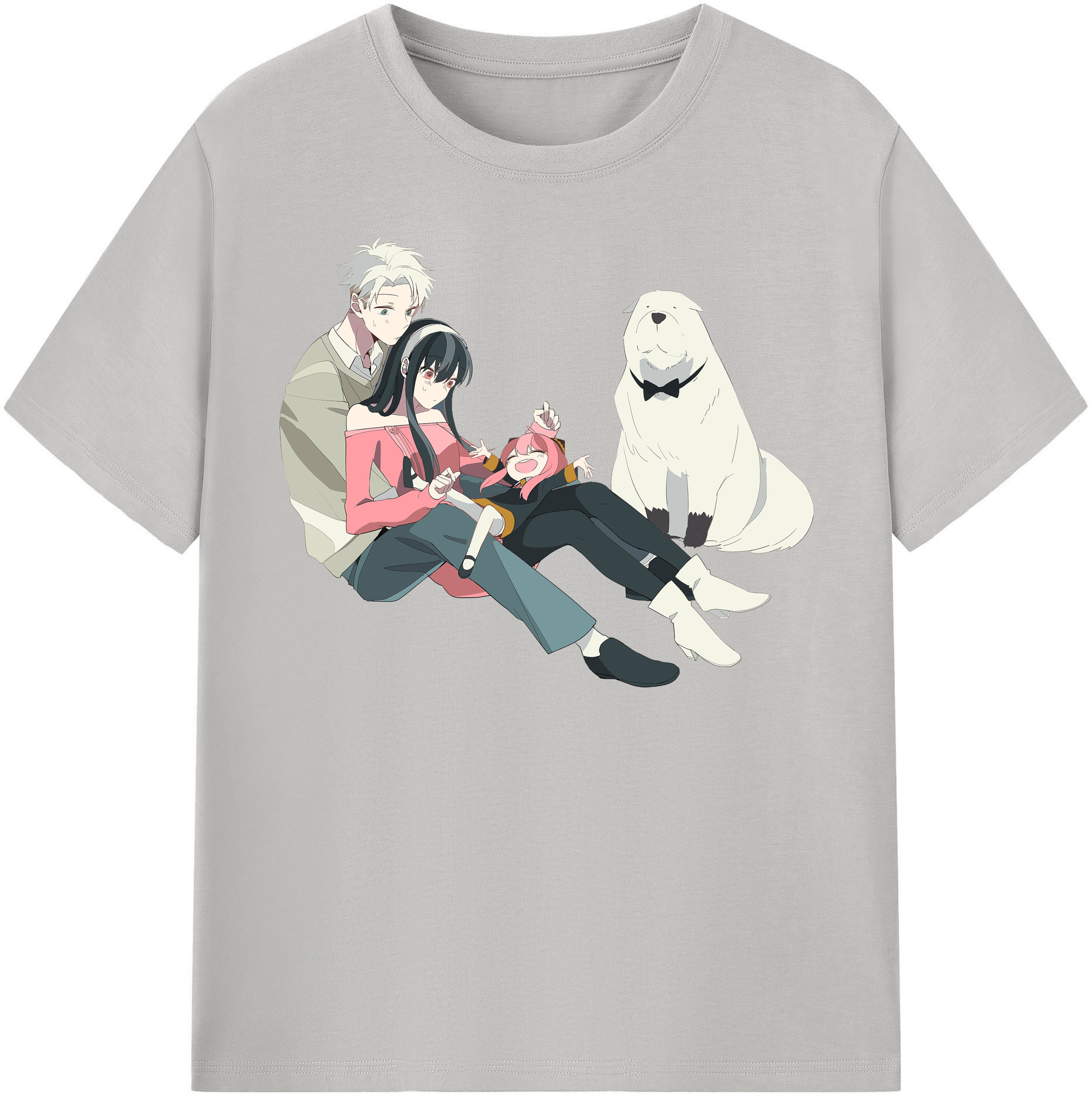 （画像用） SPY×FAMILY间谍家家酒 綿100％半袖Tシャツ（フロントプリント）