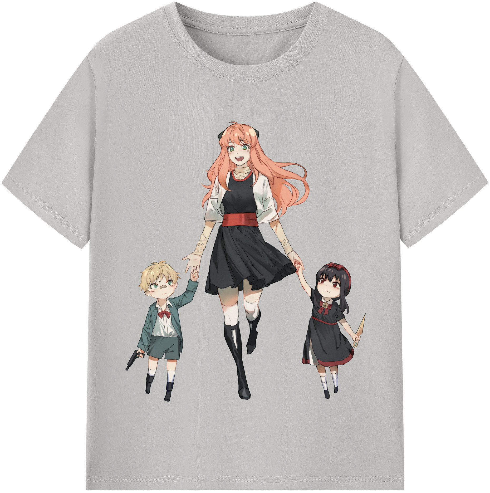 （画像用） SPY×FAMILY间谍家家酒 綿100％半袖Tシャツ（フロントプリント）