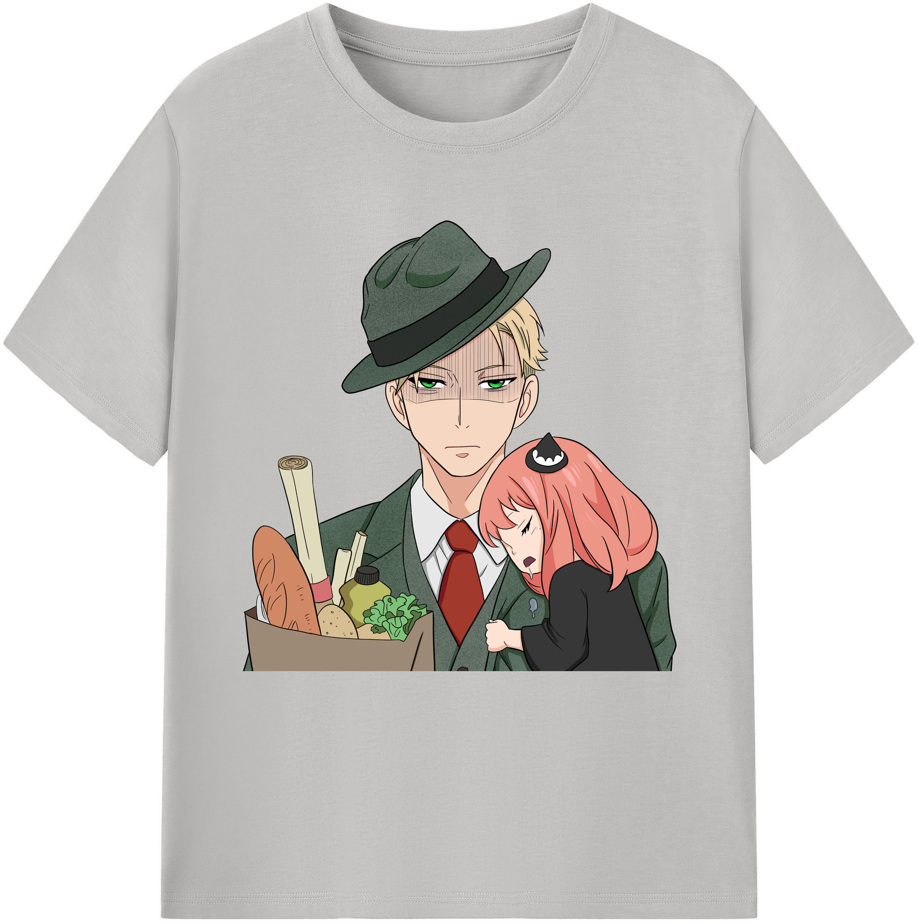 （画像用） SPY×FAMILY间谍家家酒 綿100％半袖Tシャツ（フロントプリント）