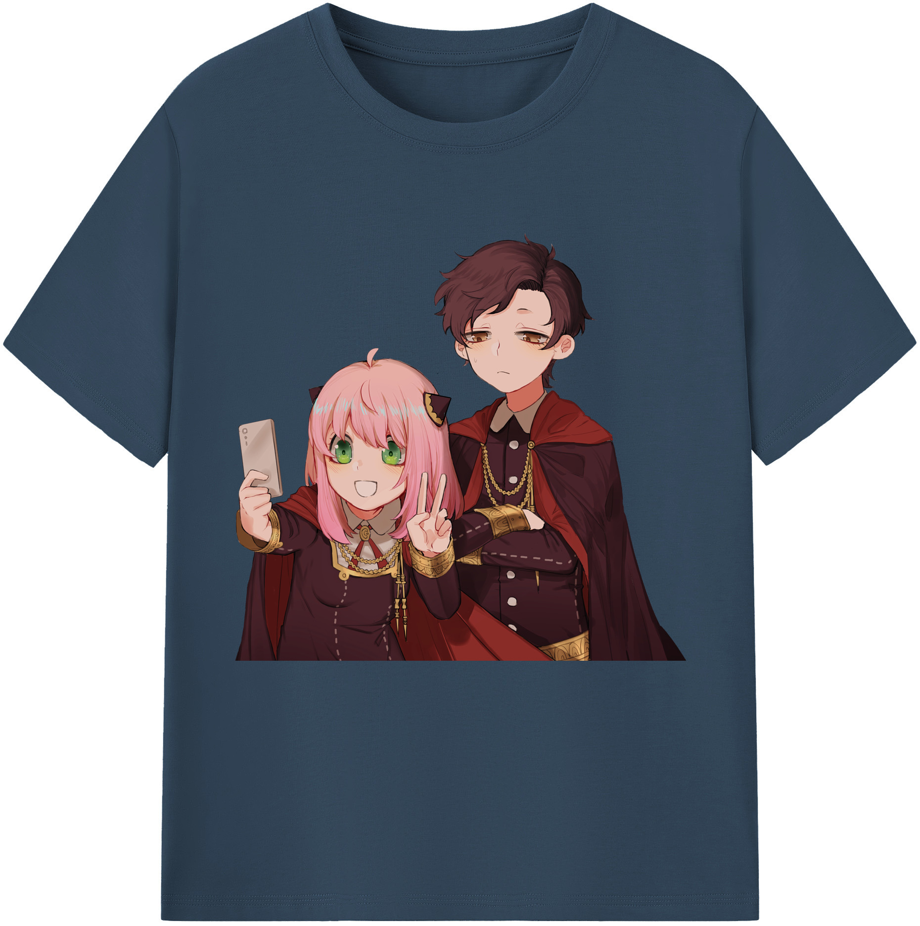 （画像用） SPY×FAMILY间谍家家酒 綿100％半袖Tシャツ（フロントプリント）