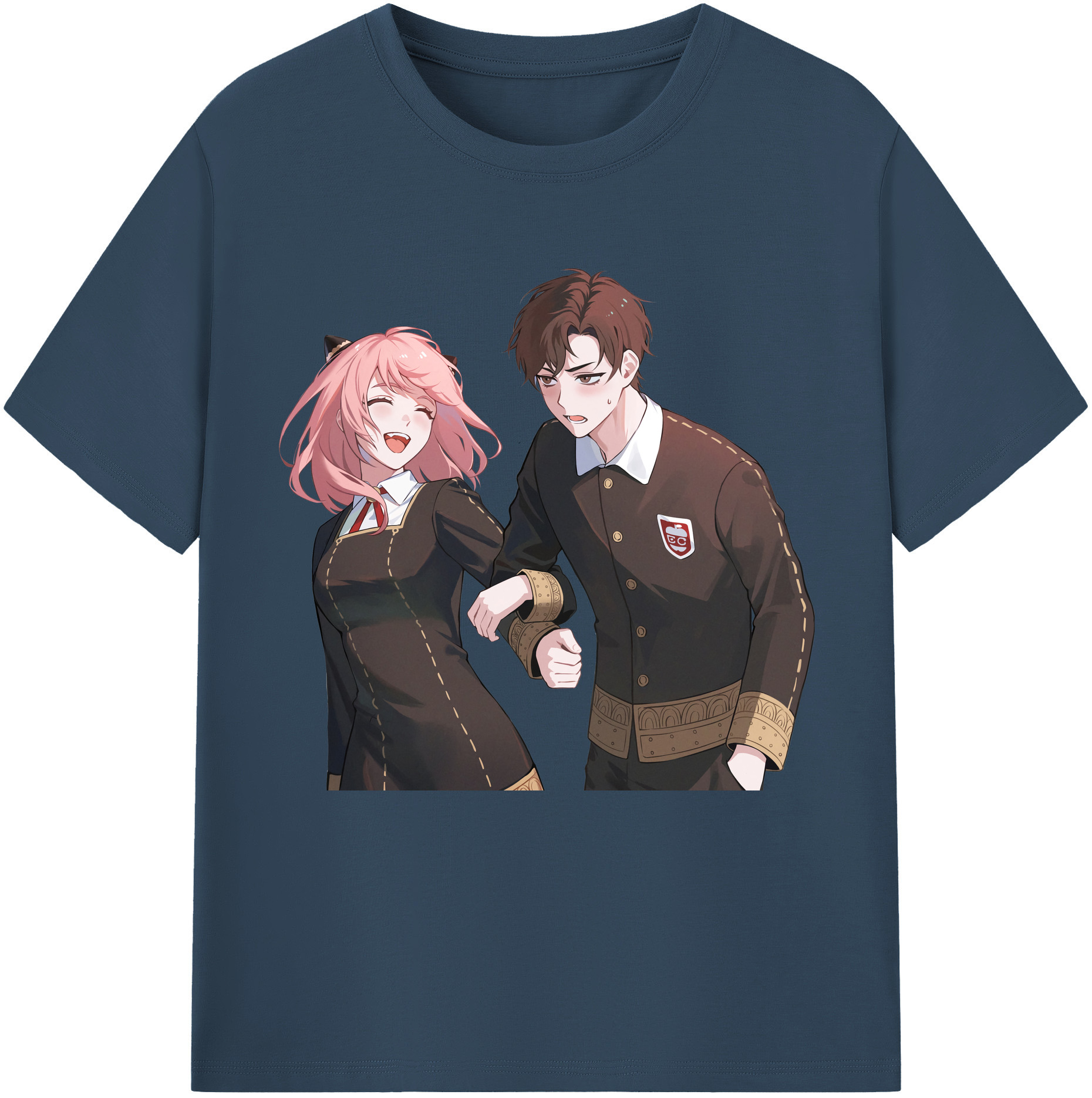 （画像用） SPY×FAMILY间谍家家酒 綿100％半袖Tシャツ（フロントプリント）