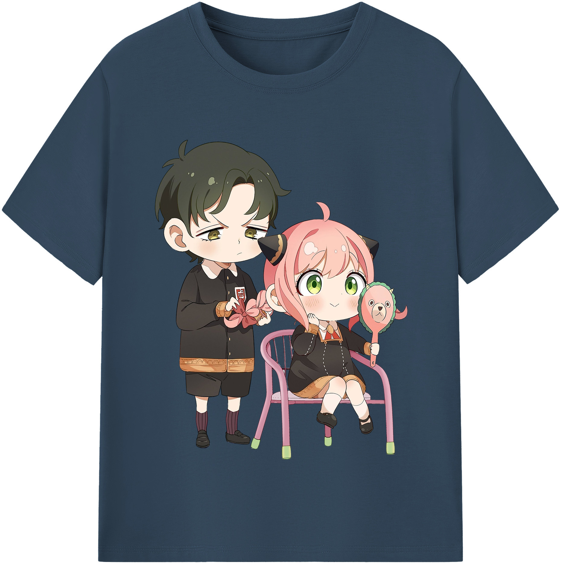 （画像用） SPY×FAMILY间谍家家酒 綿100％半袖Tシャツ（フロントプリント）