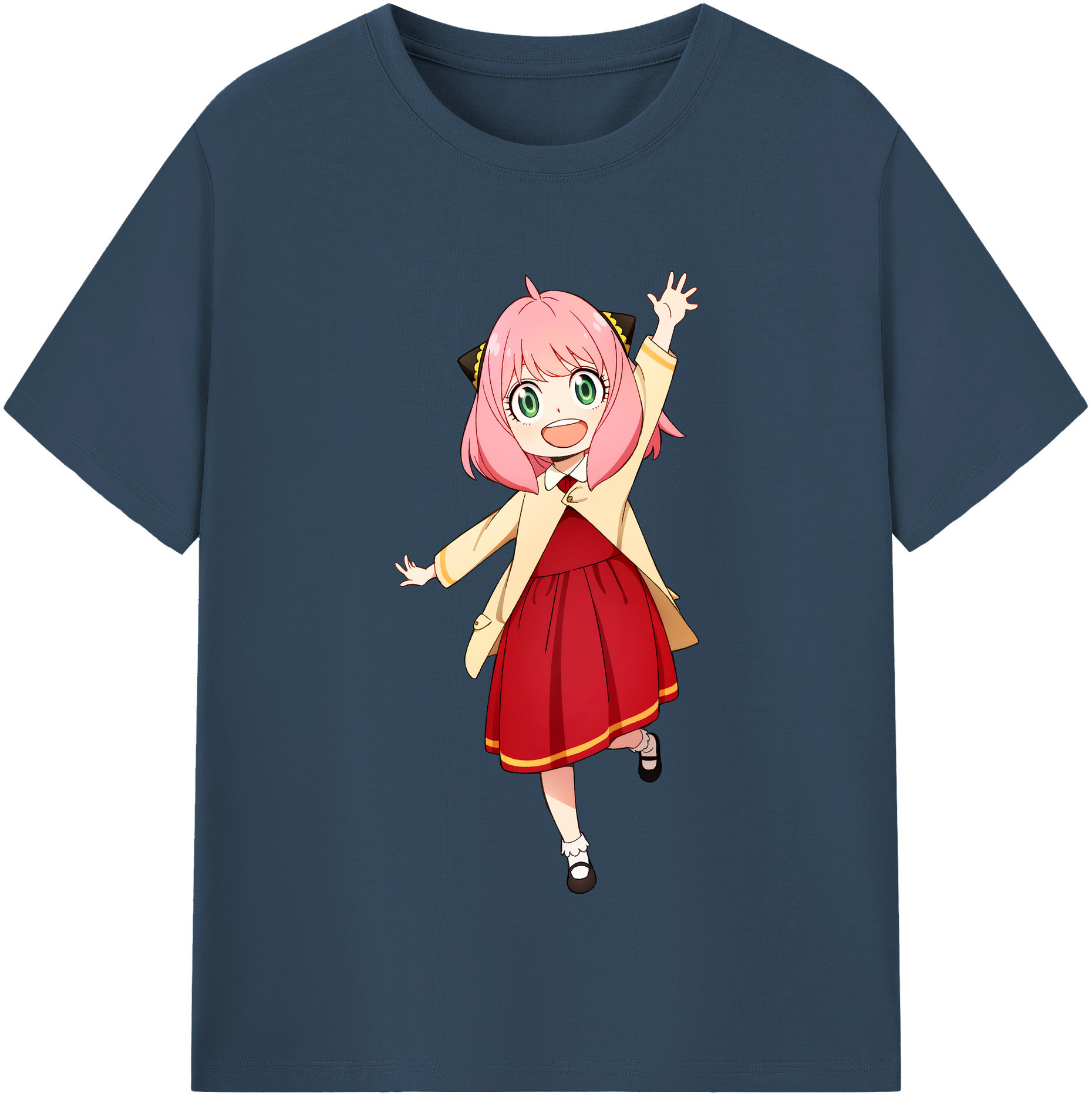 （画像用） SPY×FAMILY间谍家家酒 綿100％半袖Tシャツ（フロントプリント）