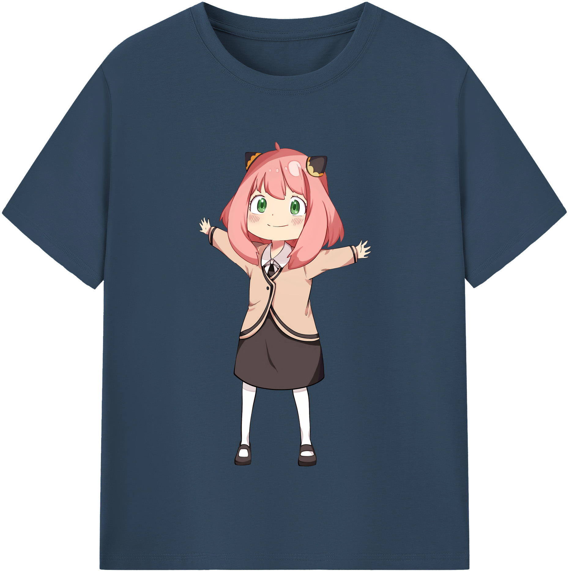 （画像用） SPY×FAMILY间谍家家酒 綿100％半袖Tシャツ（フロントプリント）