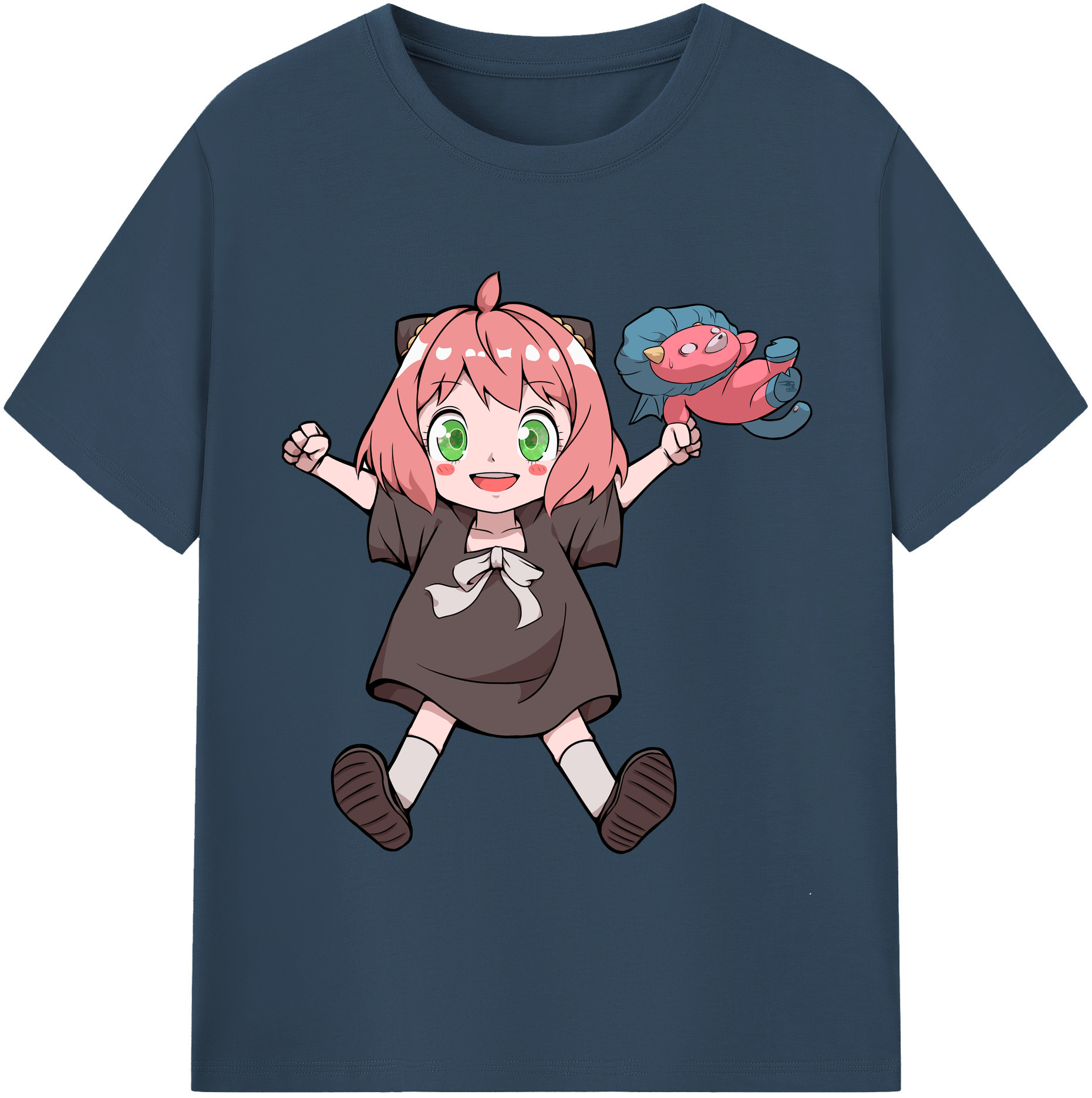（画像用） SPY×FAMILY间谍家家酒 綿100％半袖Tシャツ（フロントプリント）