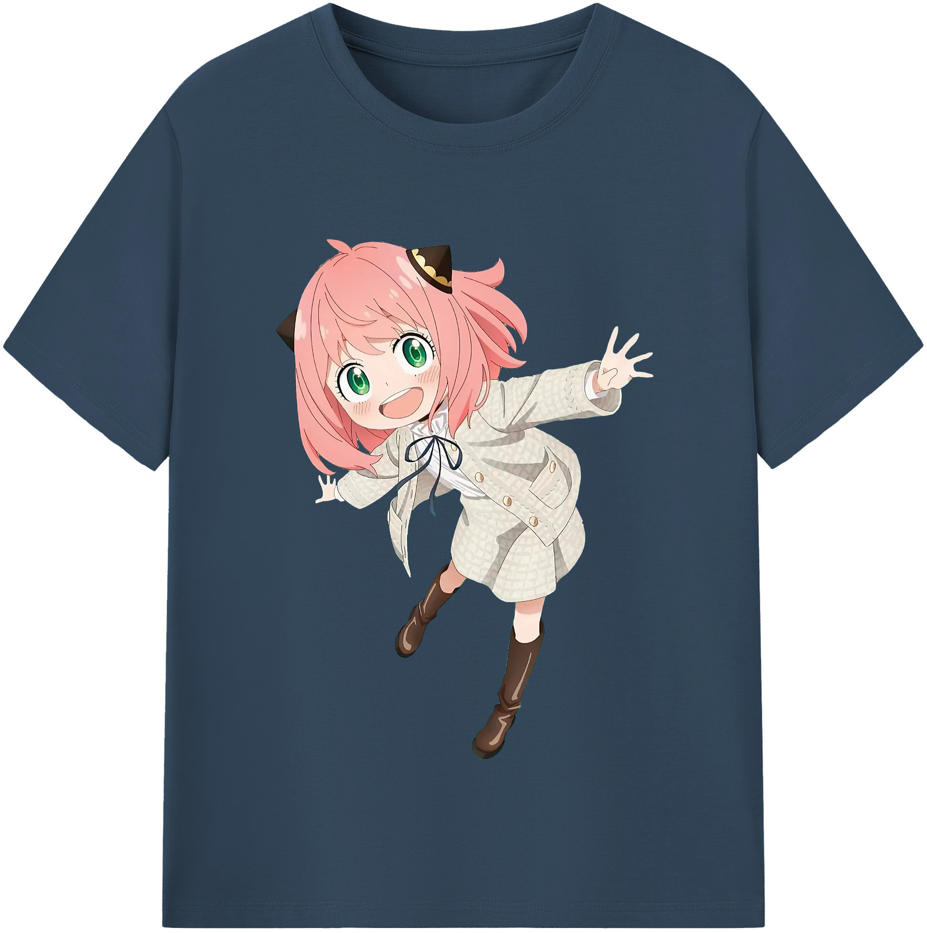 （画像用） SPY×FAMILY间谍家家酒 綿100％半袖Tシャツ（フロントプリント）