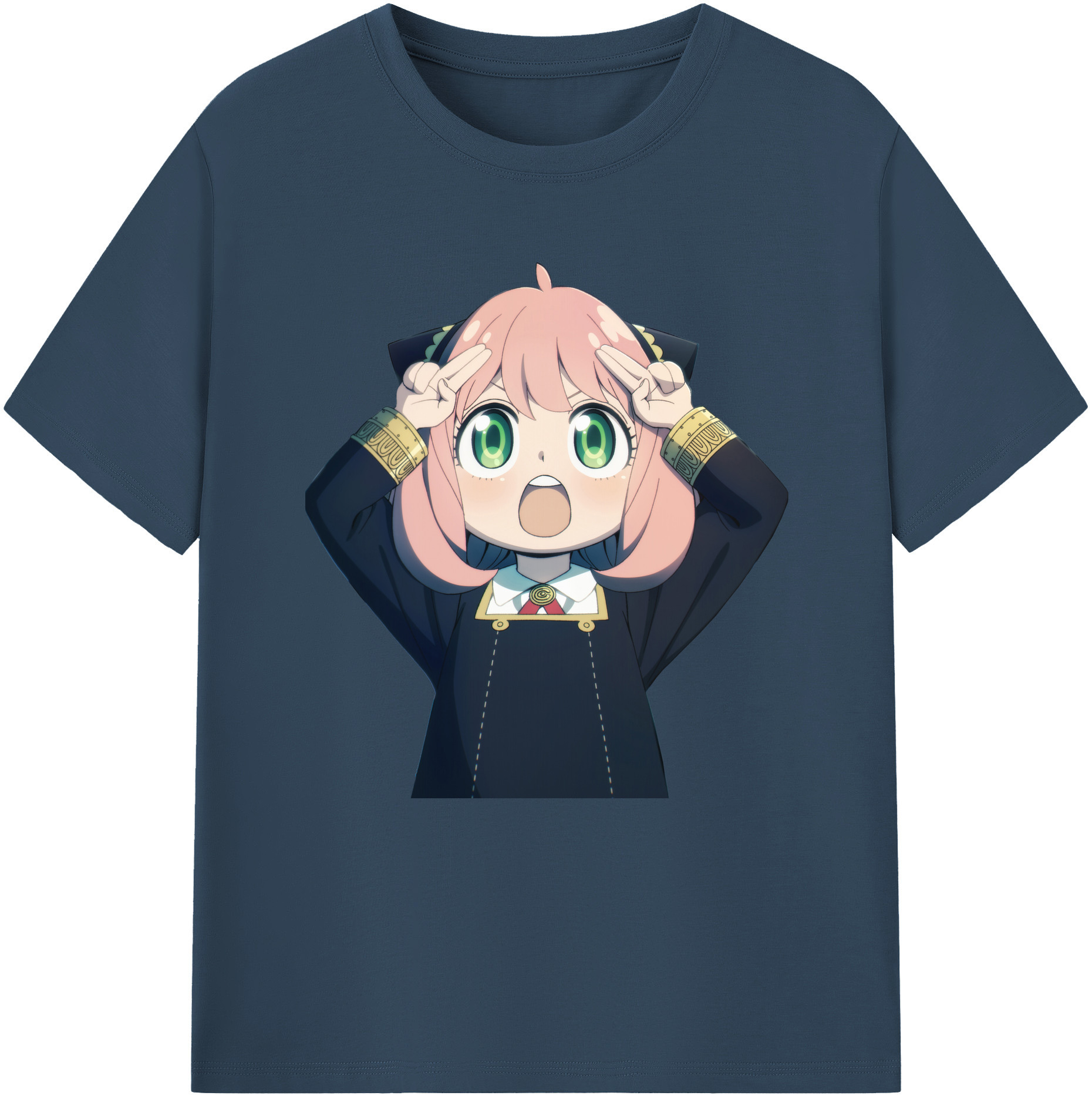 （画像用） SPY×FAMILY间谍家家酒 綿100％半袖Tシャツ（フロントプリント）