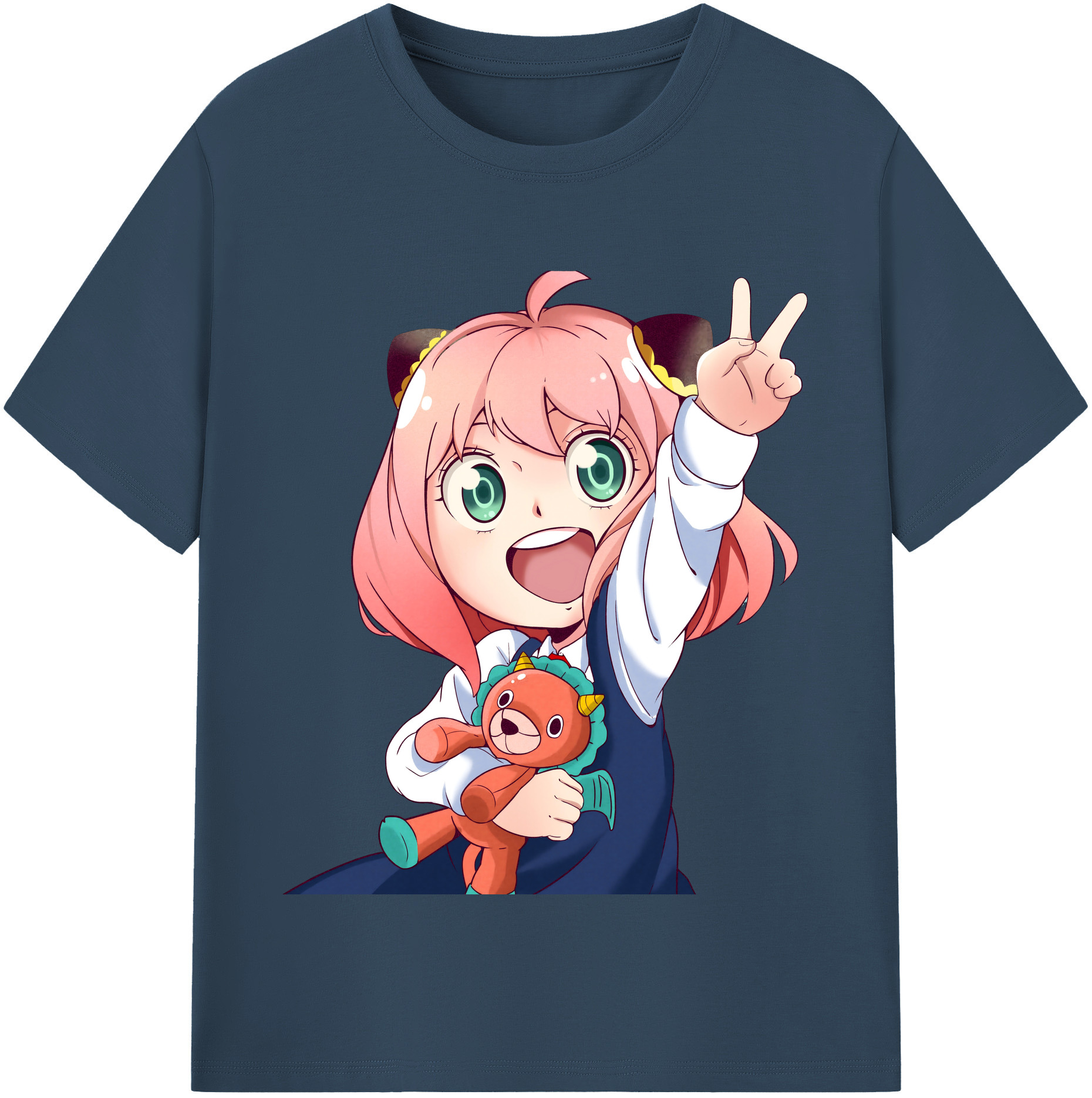 （画像用） SPY×FAMILY间谍家家酒 綿100％半袖Tシャツ（フロントプリント）