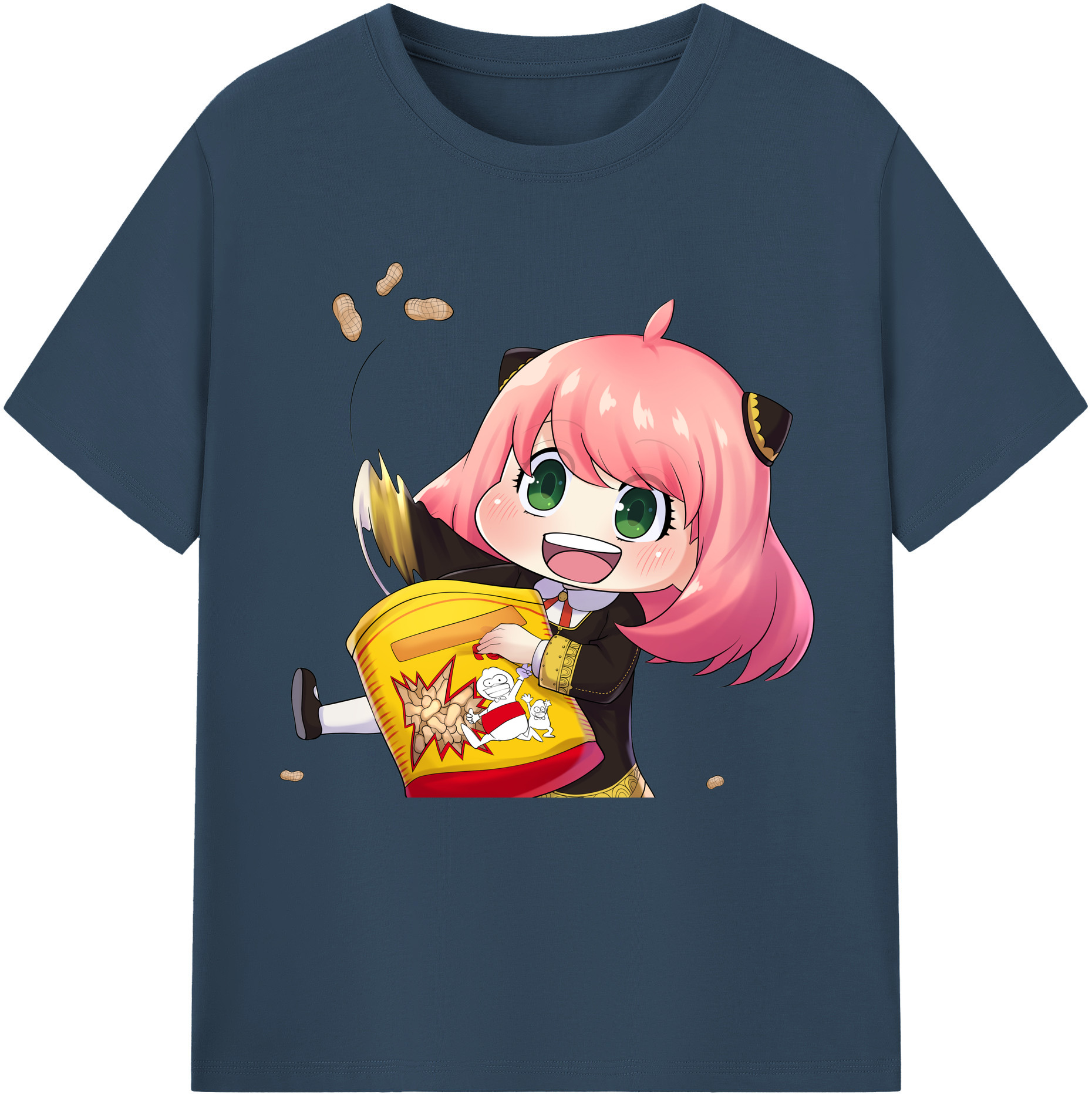 （画像用） SPY×FAMILY间谍家家酒 綿100％半袖Tシャツ（フロントプリント）