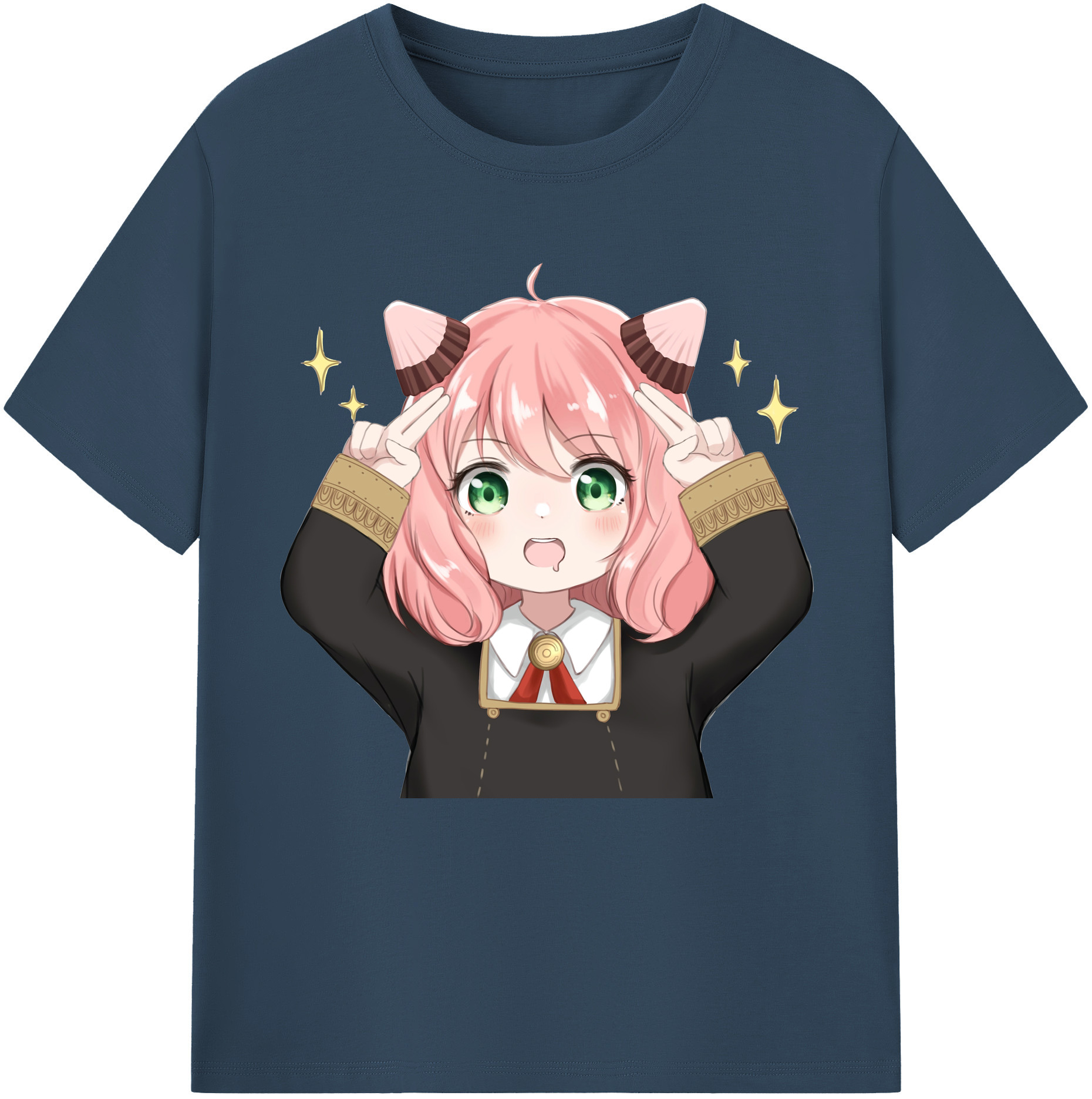 （画像用） SPY×FAMILY间谍家家酒 綿100％半袖Tシャツ（フロントプリント）
