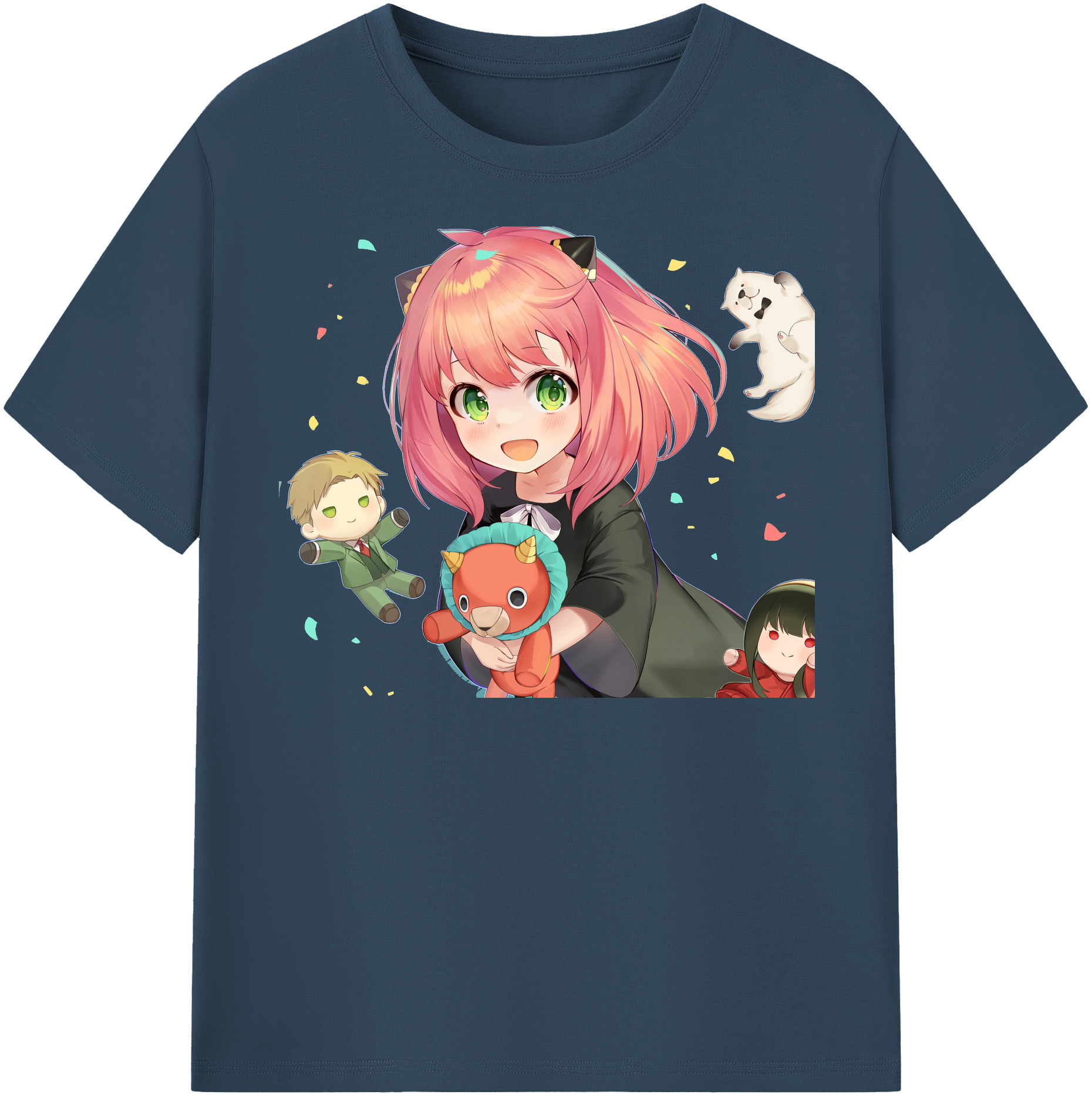 （画像用） SPY×FAMILY间谍家家酒 綿100％半袖Tシャツ（フロントプリント）