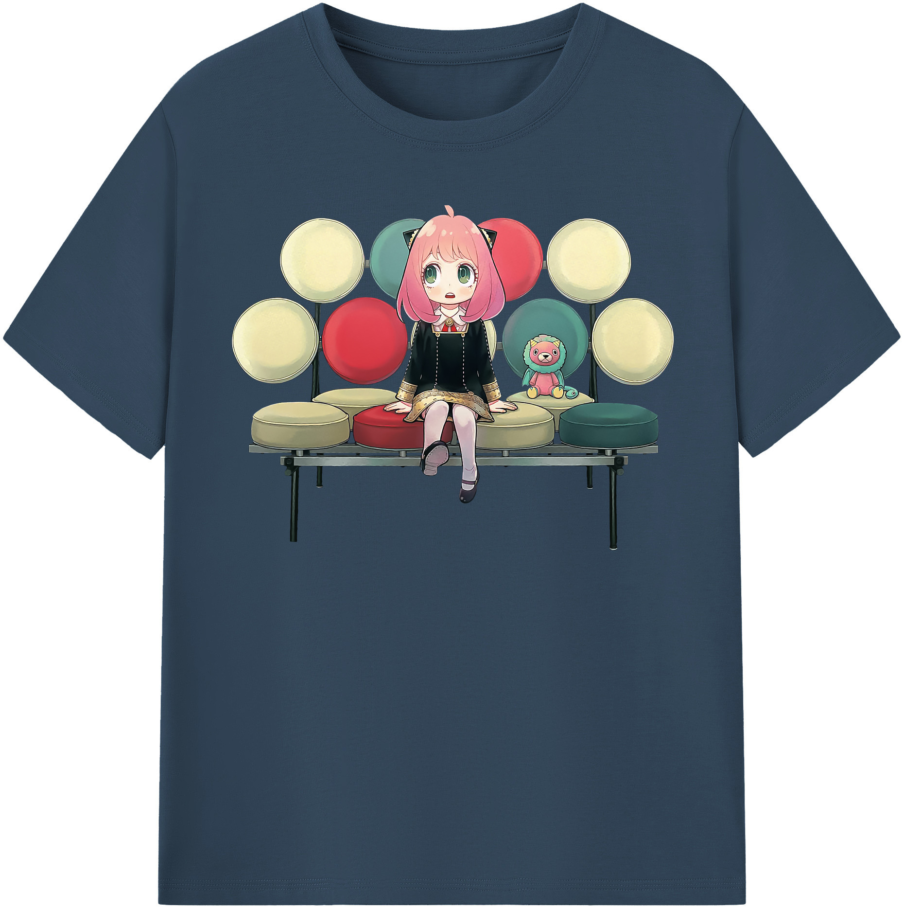 （画像用） SPY×FAMILY间谍家家酒 綿100％半袖Tシャツ（フロントプリント）