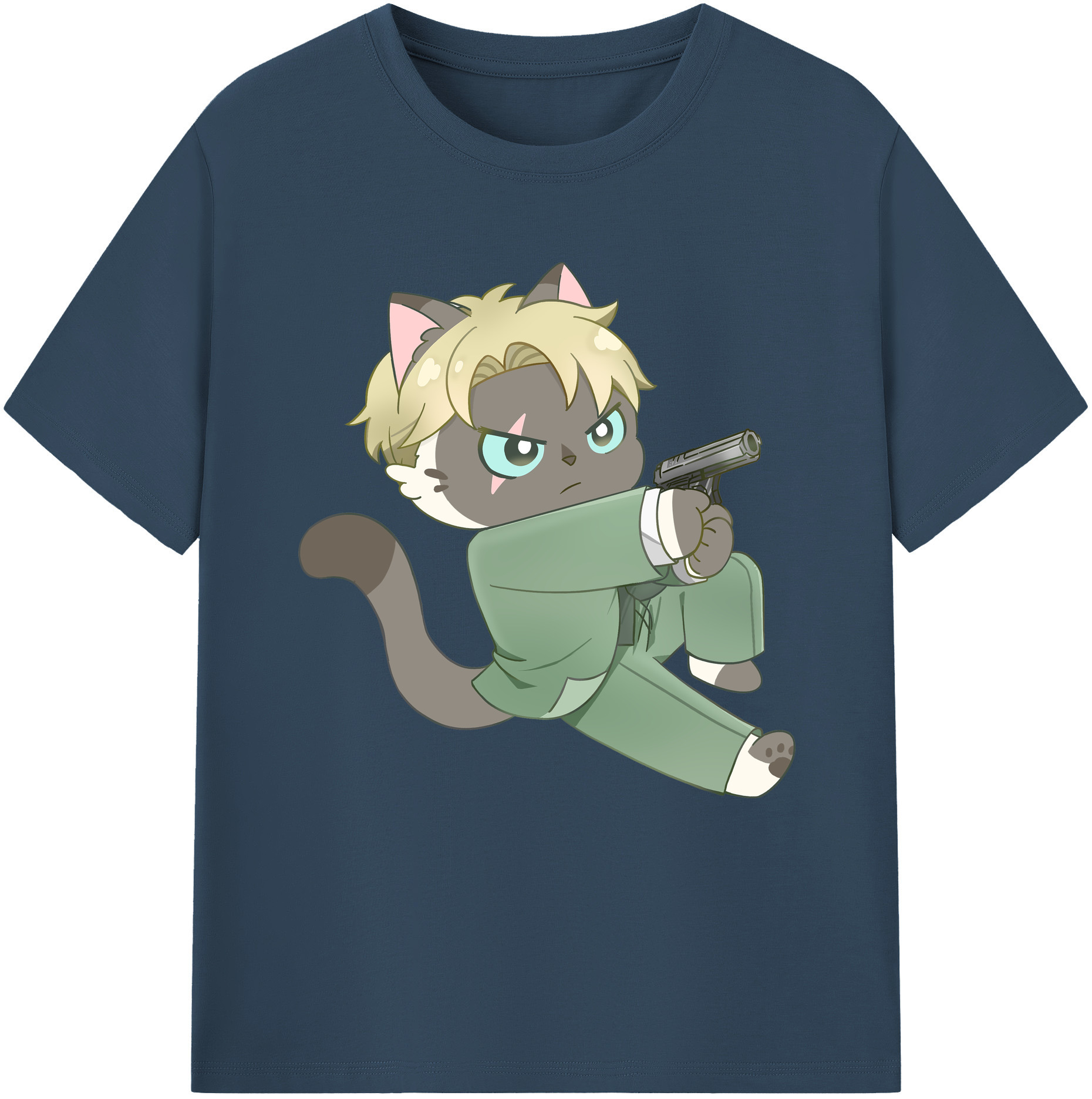 （画像用） SPY×FAMILY间谍家家酒 綿100％半袖Tシャツ（フロントプリント）