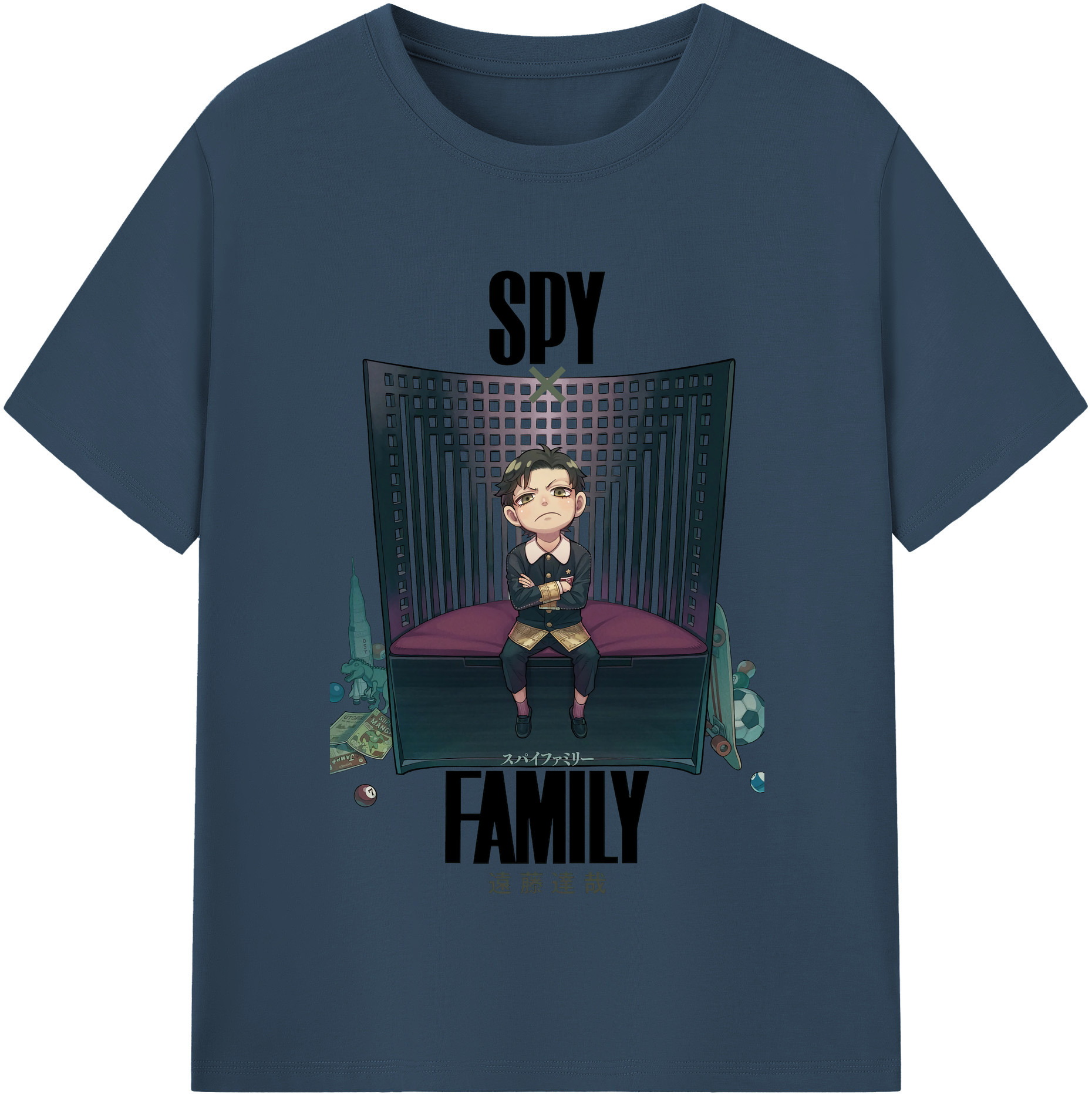 （画像用） SPY×FAMILY间谍家家酒 綿100％半袖Tシャツ（フロントプリント）
