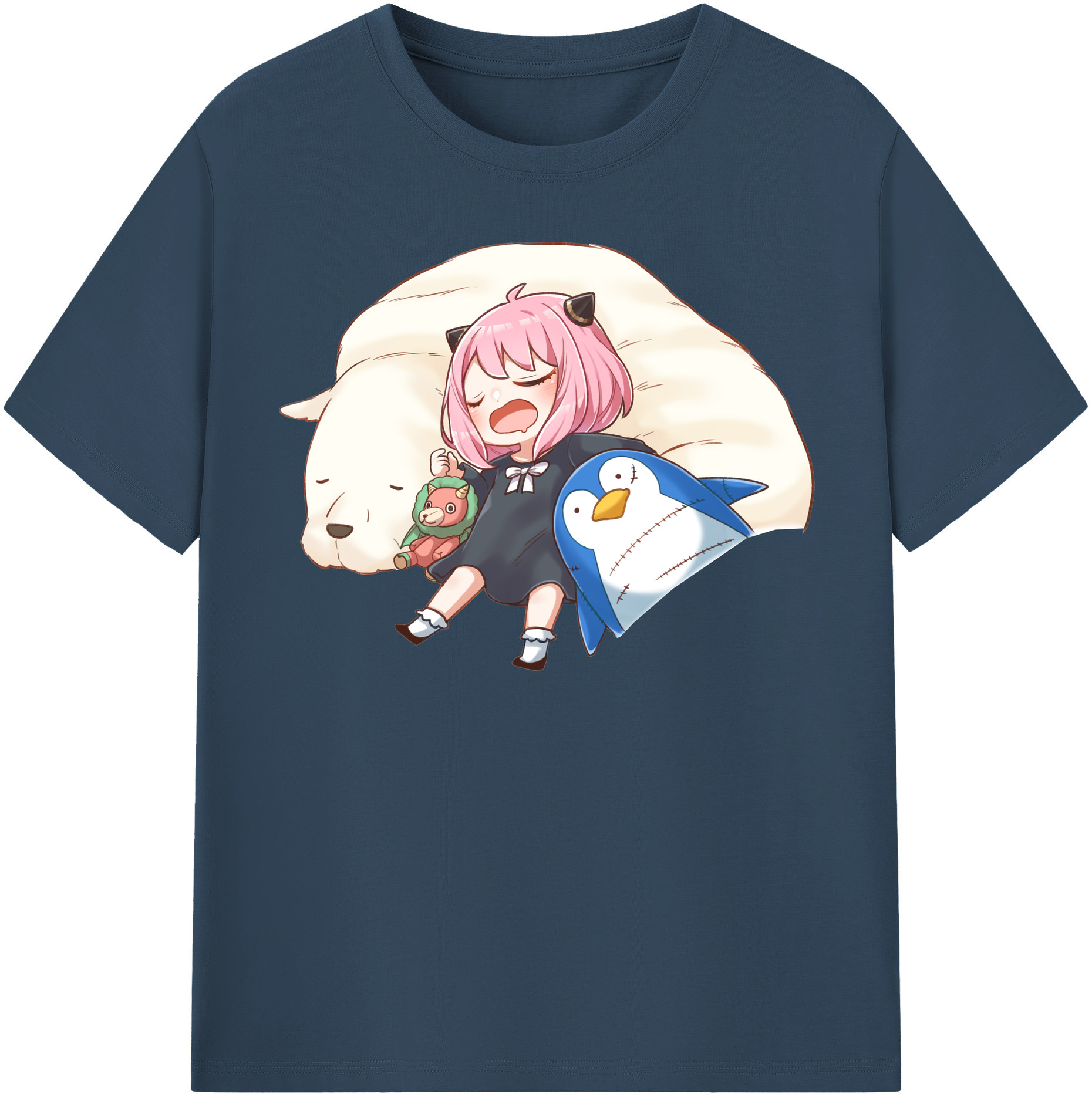 （画像用） SPY×FAMILY间谍家家酒 綿100％半袖Tシャツ（フロントプリント）