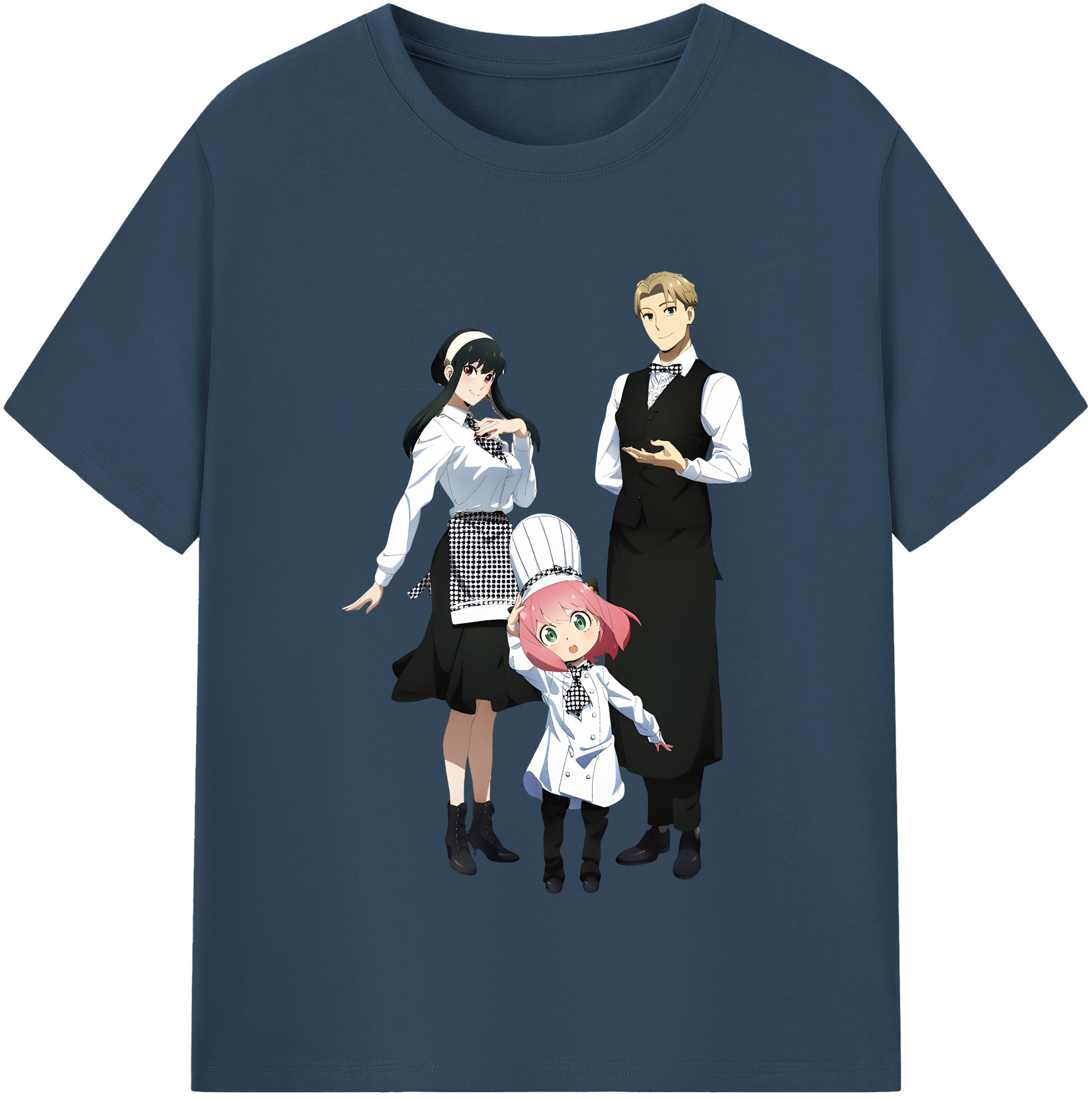 （画像用） SPY×FAMILY间谍家家酒 綿100％半袖Tシャツ（フロントプリント）