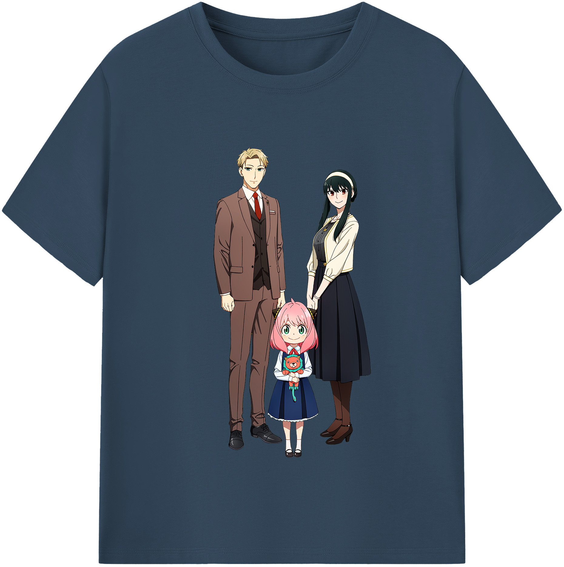 （画像用） SPY×FAMILY间谍家家酒 綿100％半袖Tシャツ（フロントプリント）