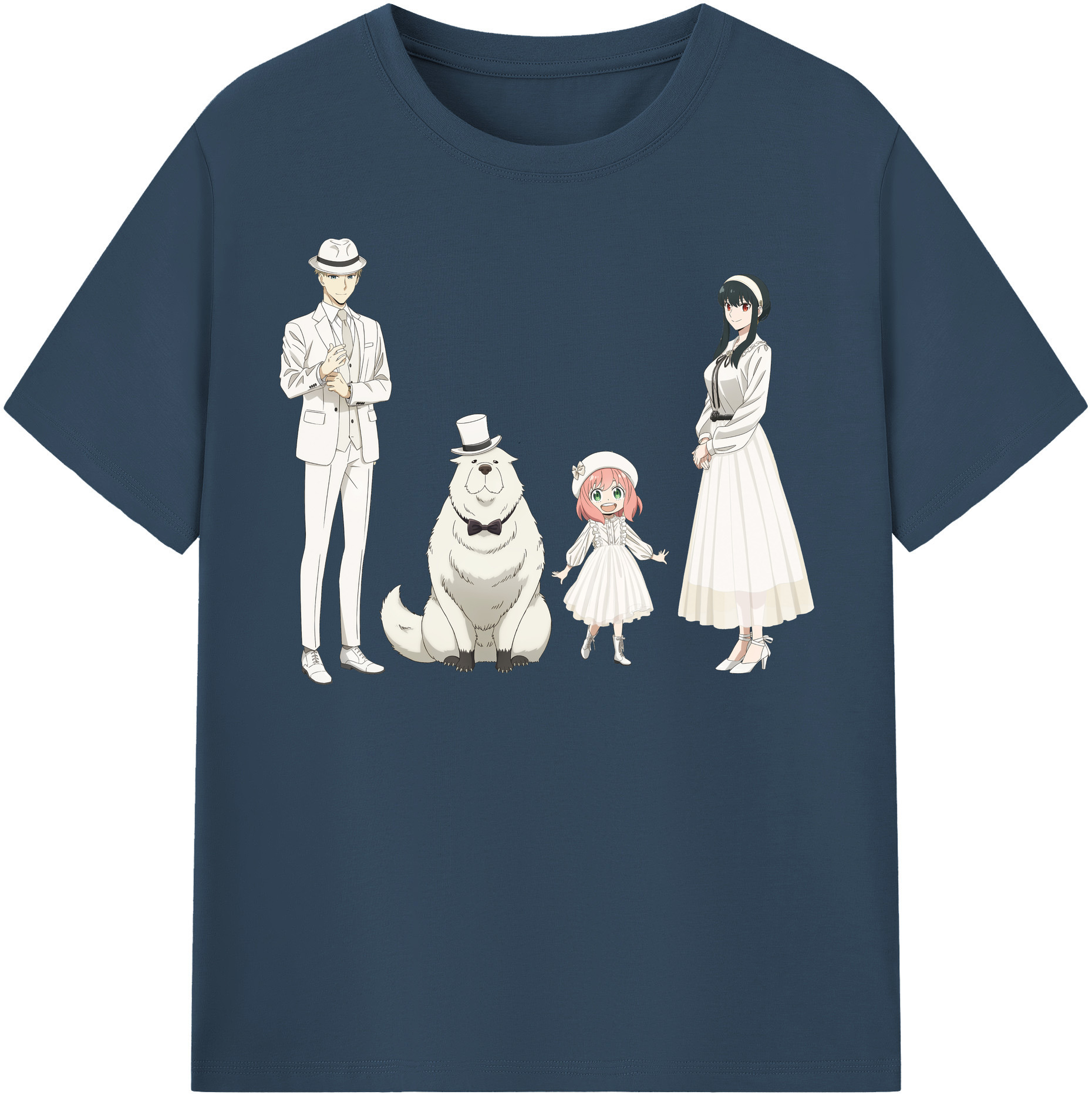 （画像用） SPY×FAMILY间谍家家酒 綿100％半袖Tシャツ（フロントプリント）