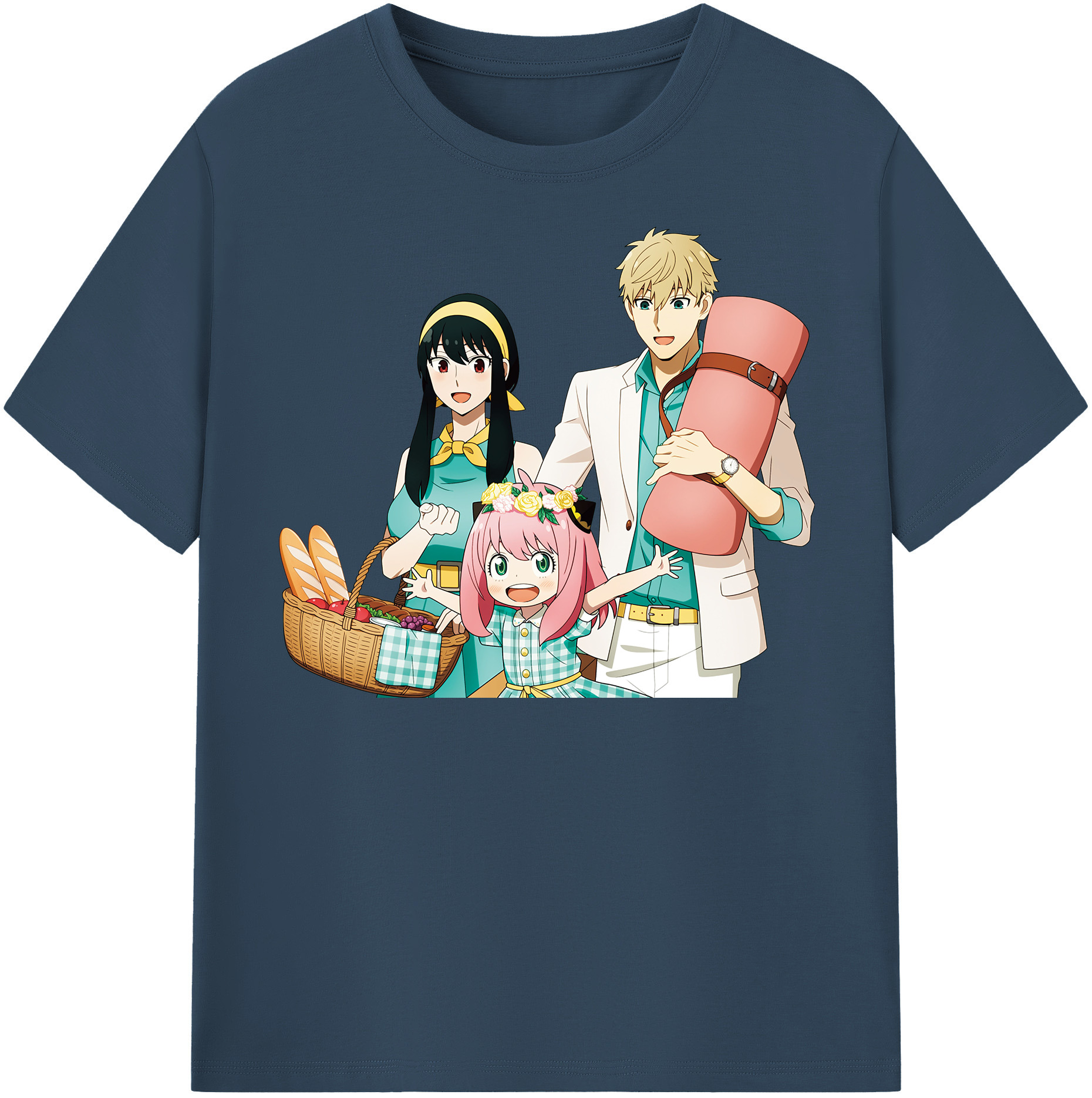 （画像用） SPY×FAMILY间谍家家酒 綿100％半袖Tシャツ（フロントプリント）