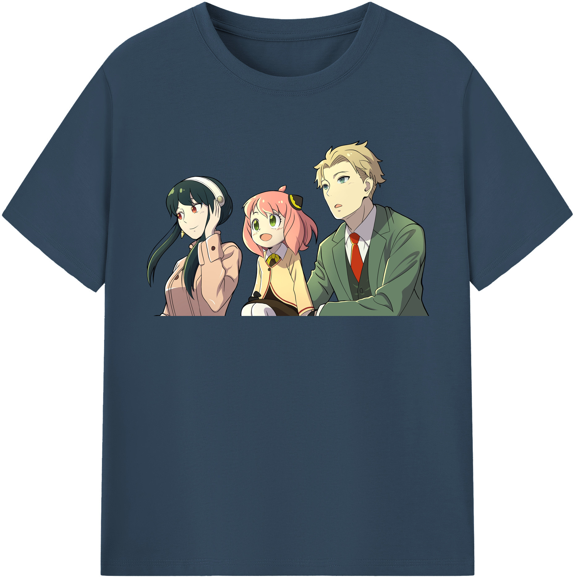 （画像用） SPY×FAMILY间谍家家酒 綿100％半袖Tシャツ（フロントプリント）