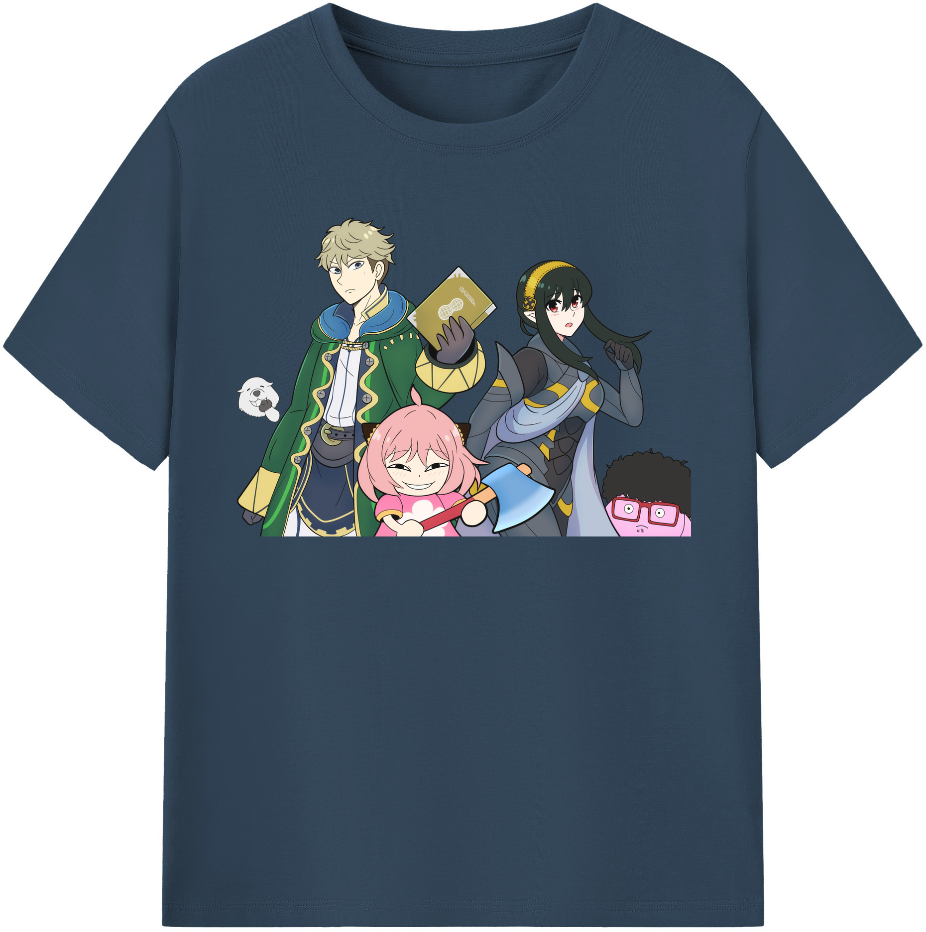 （画像用） SPY×FAMILY间谍家家酒 綿100％半袖Tシャツ（フロントプリント）