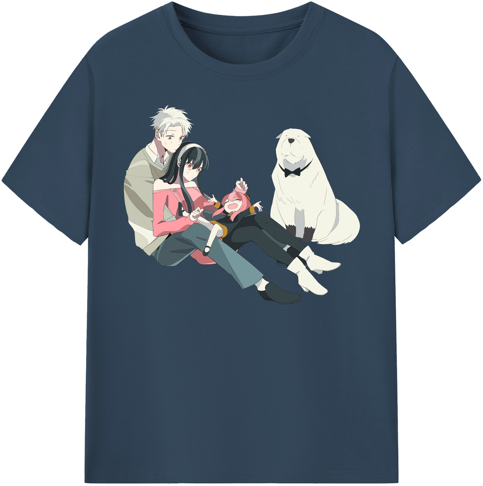 （画像用） SPY×FAMILY间谍家家酒 綿100％半袖Tシャツ（フロントプリント）