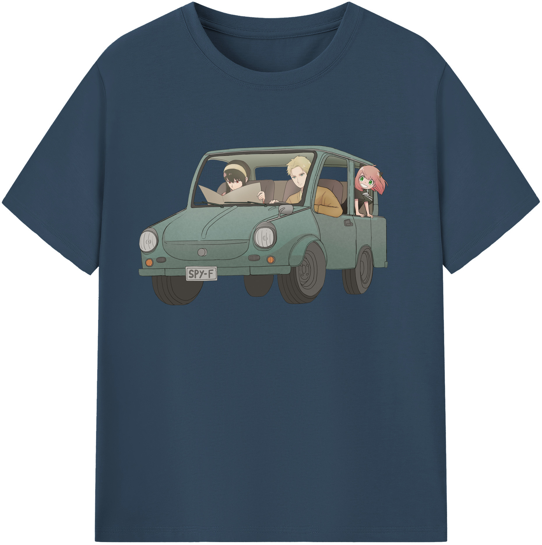 （画像用） SPY×FAMILY间谍家家酒 綿100％半袖Tシャツ（フロントプリント）