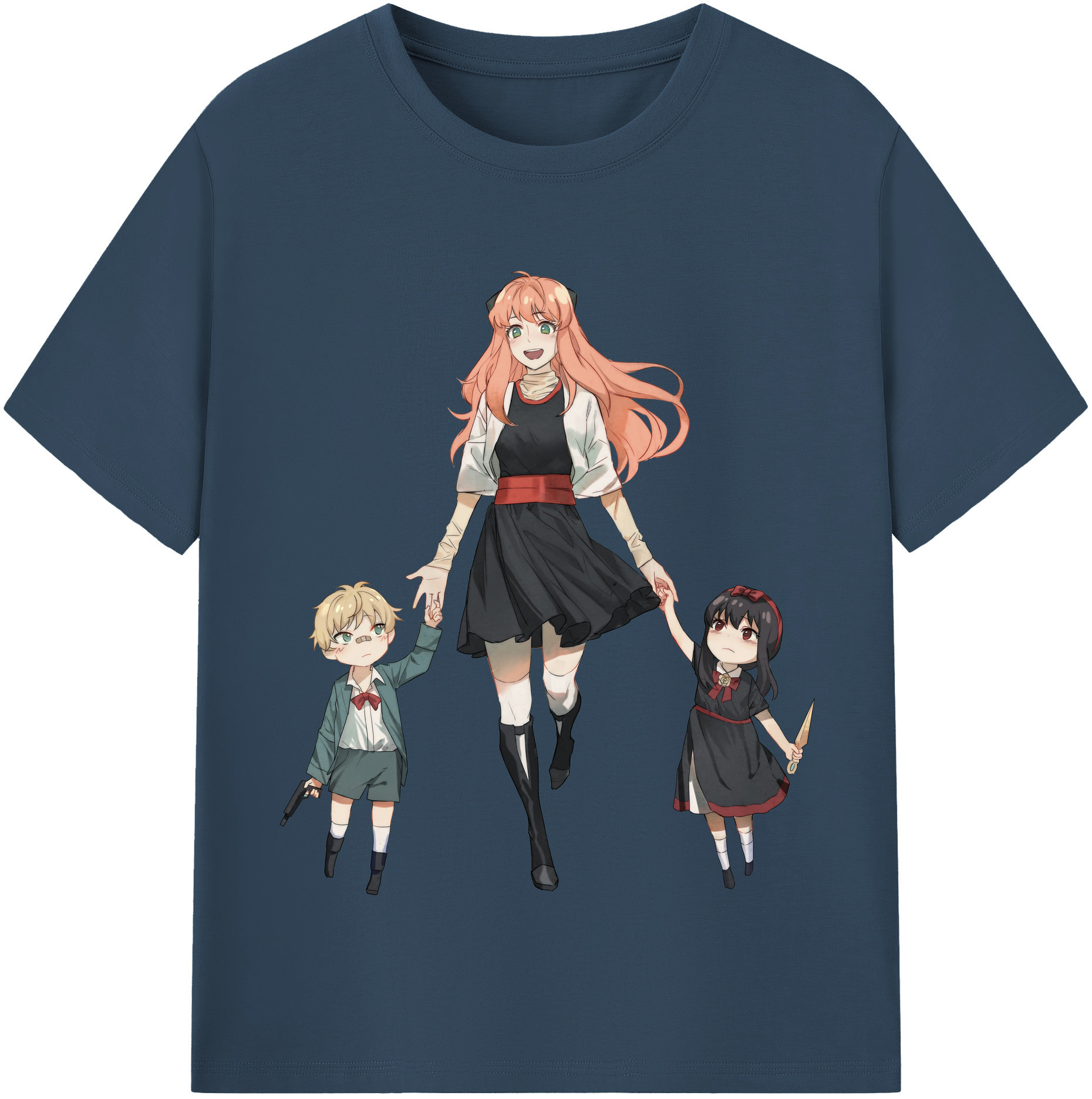 （画像用） SPY×FAMILY间谍家家酒 綿100％半袖Tシャツ（フロントプリント）
